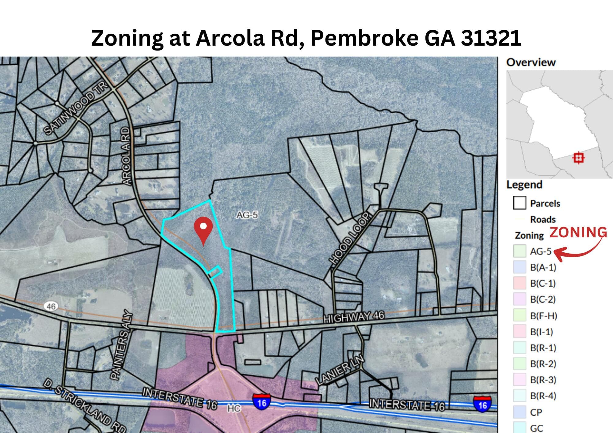 Undeveloped at 000 Arcola Road, Pembroke, GA 31321, photo 10 of 10