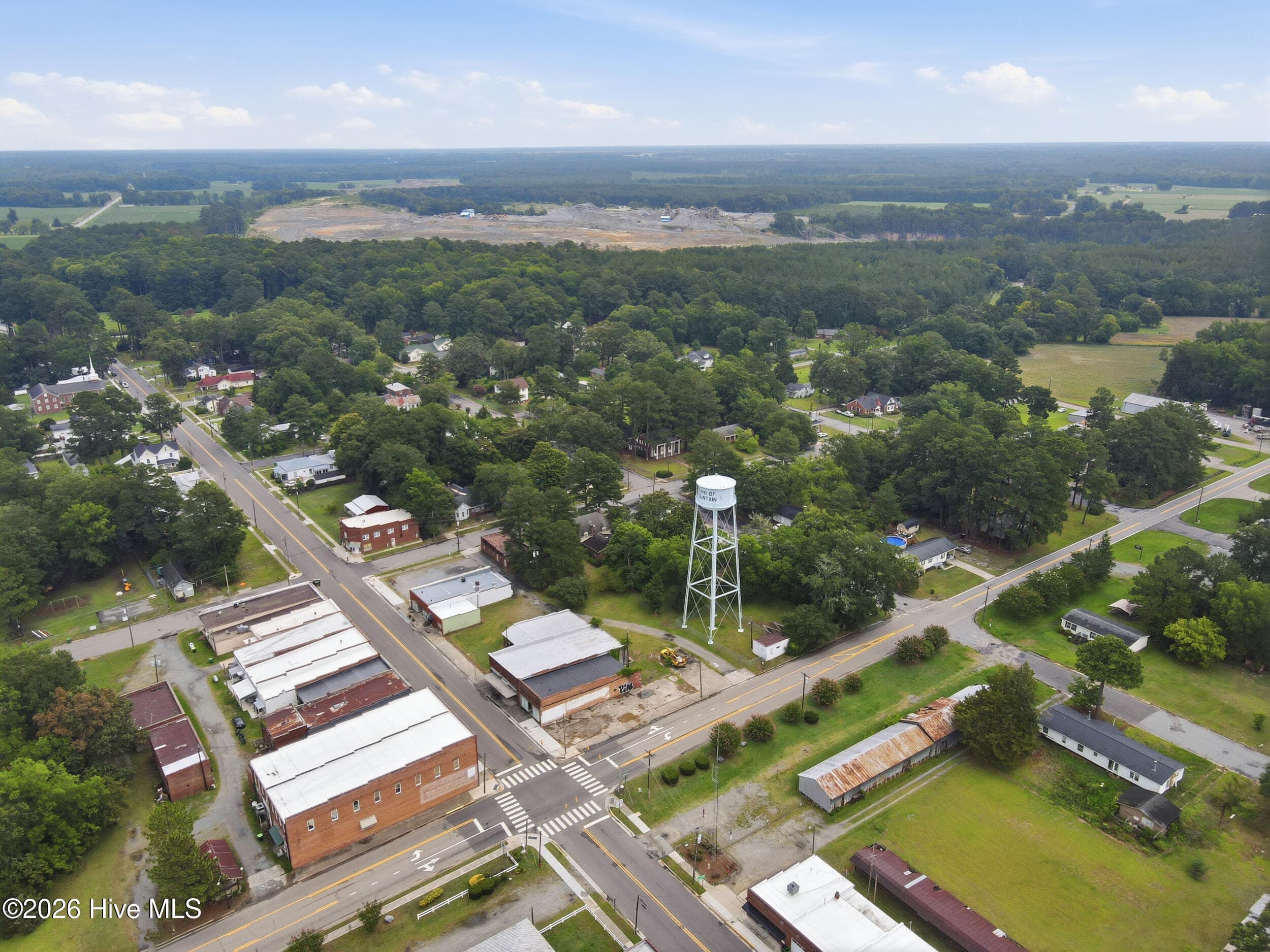 Aerial View - 3400 S Jefferson Street, Fountain, NC 27829