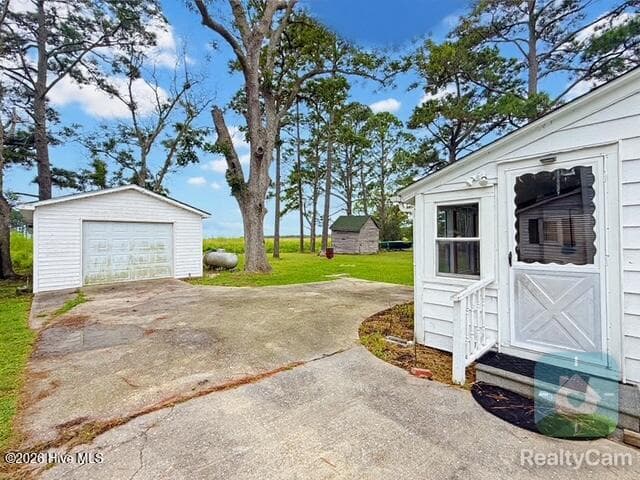 Enclosed back porch entrance - 34502 Us Highway 264, Engelhard, NC 27824