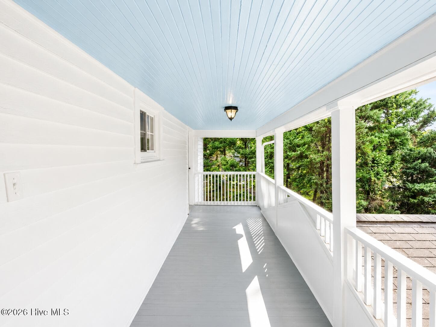 Upstairs covered porch - 160 N Ridge Street, Southern Pines, NC 28387