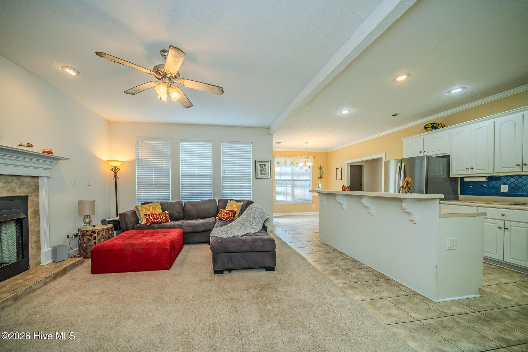 Open Concept Kitchen and Family Room - 653 Surrey Lane, Martinez, GA 30907
