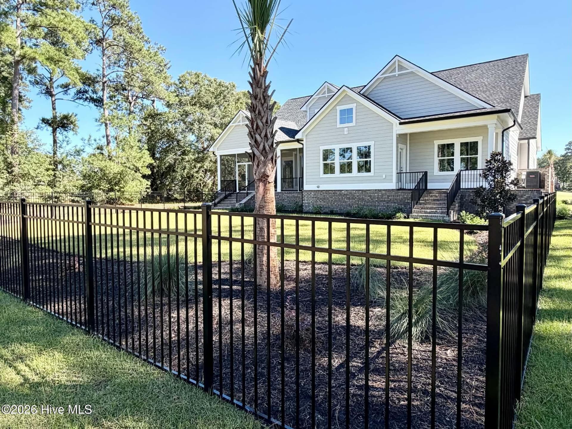 Rear fenced yard. - 550 Glenburnie Street NW, Calabash, NC 28467