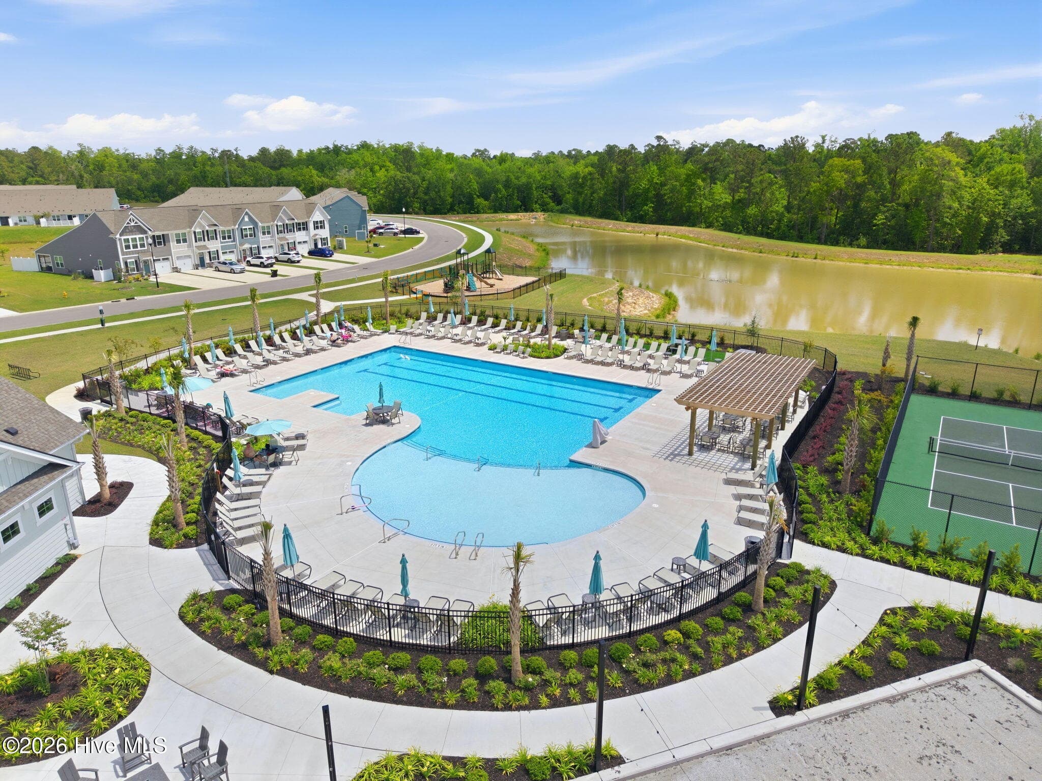 Community Pool - 3165 Edgehill Drive, Leland, NC 28451