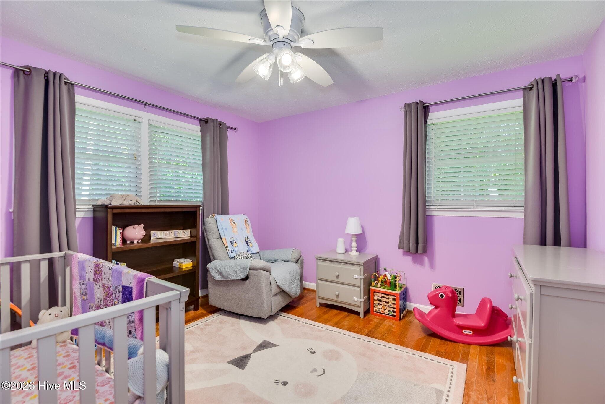 Original hardwood floors in both guest bedrooms - 1445 Pine Log Road, Aiken, SC 29803