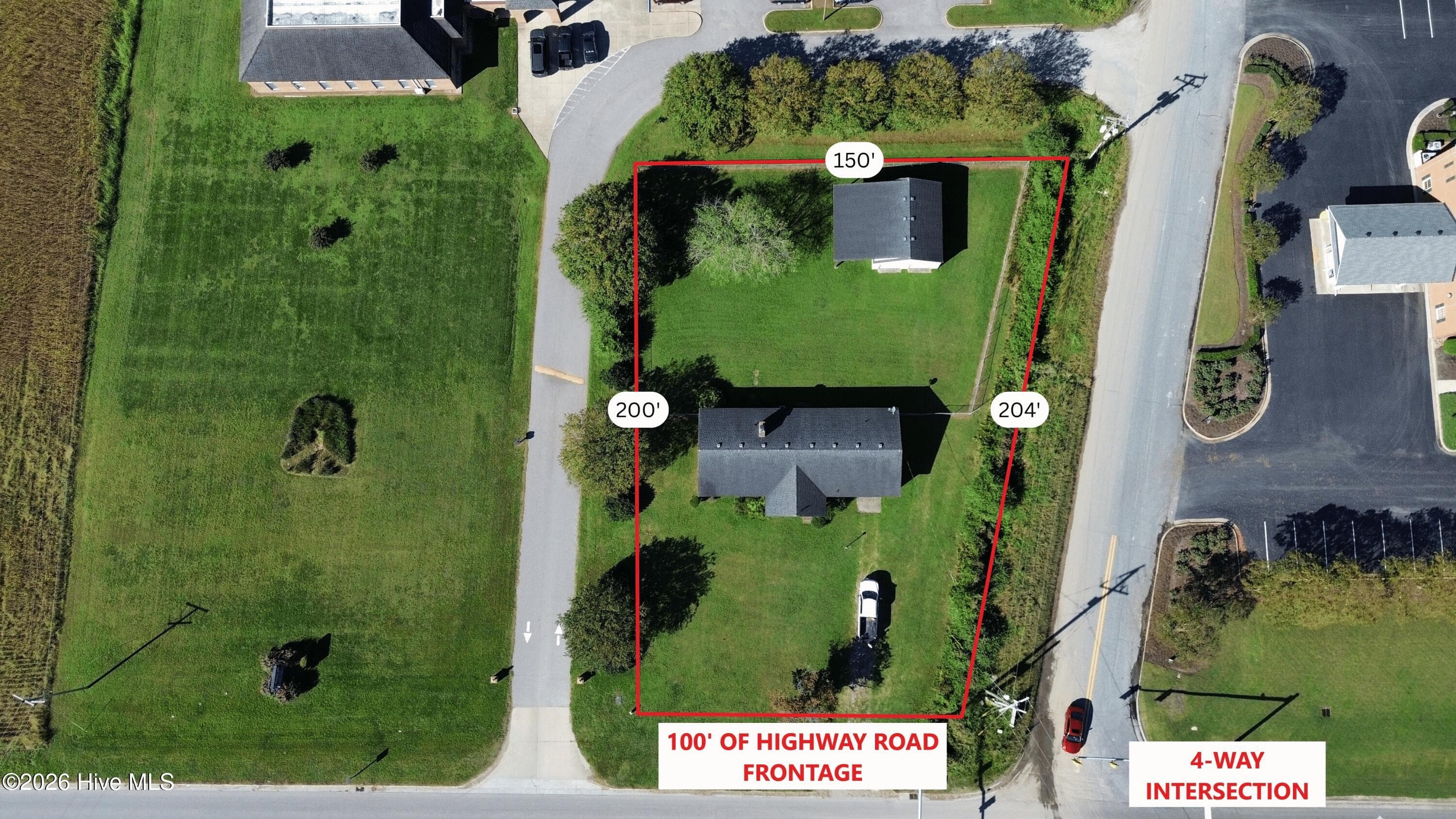 Commercial property in Moyock NC with expansive, highway road frontage - 262 Caratoke Highway, Moyock, NC 27958, Moyock
