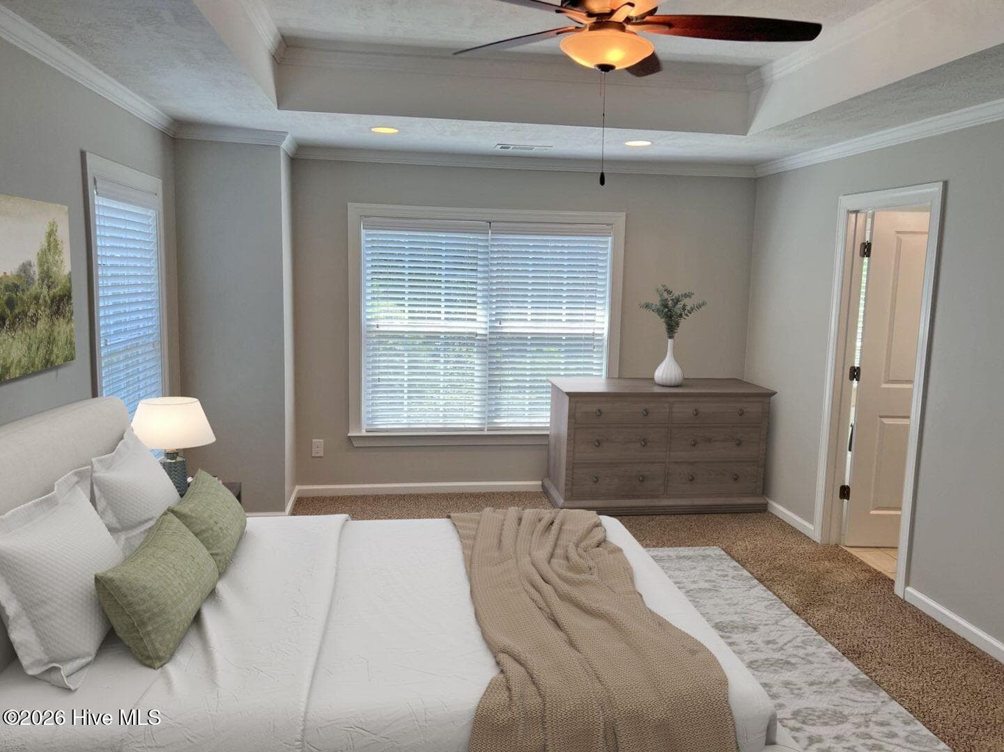 Primary Bedroom - Staged - 551 Bunchgrass Street, Evans, GA 30809