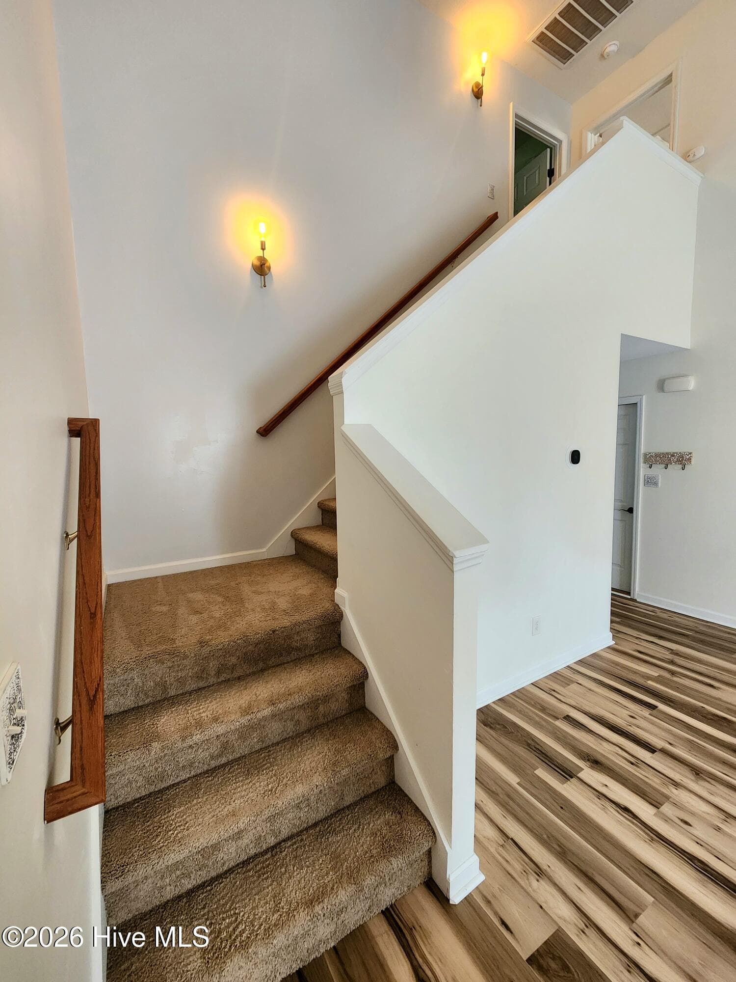 Stairs to 2nd Floor - 182 Kelly Circle, Hubert, NC 28539