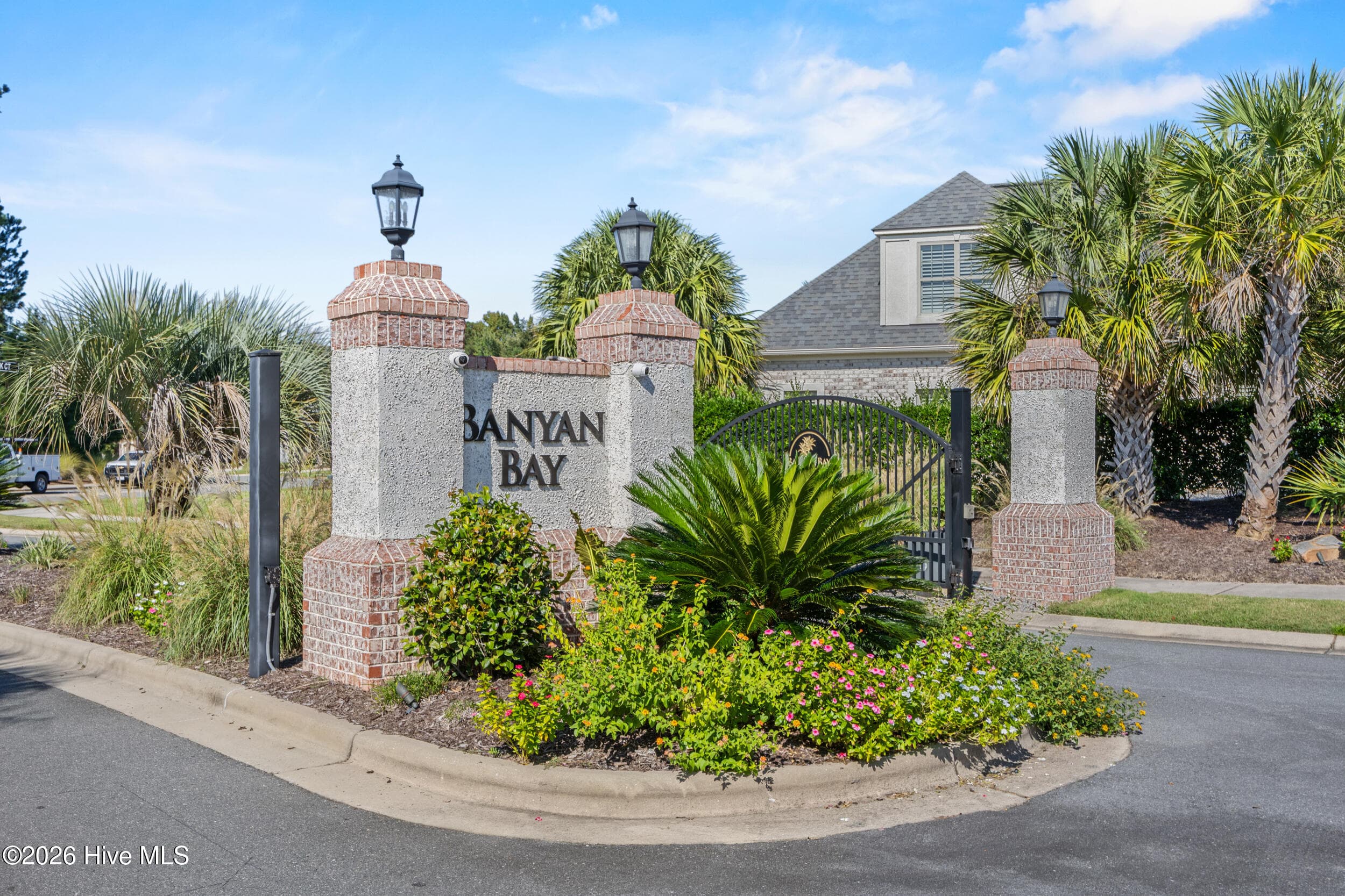 Gated entrance - 4057 Batik Court, Leland, NC 28451