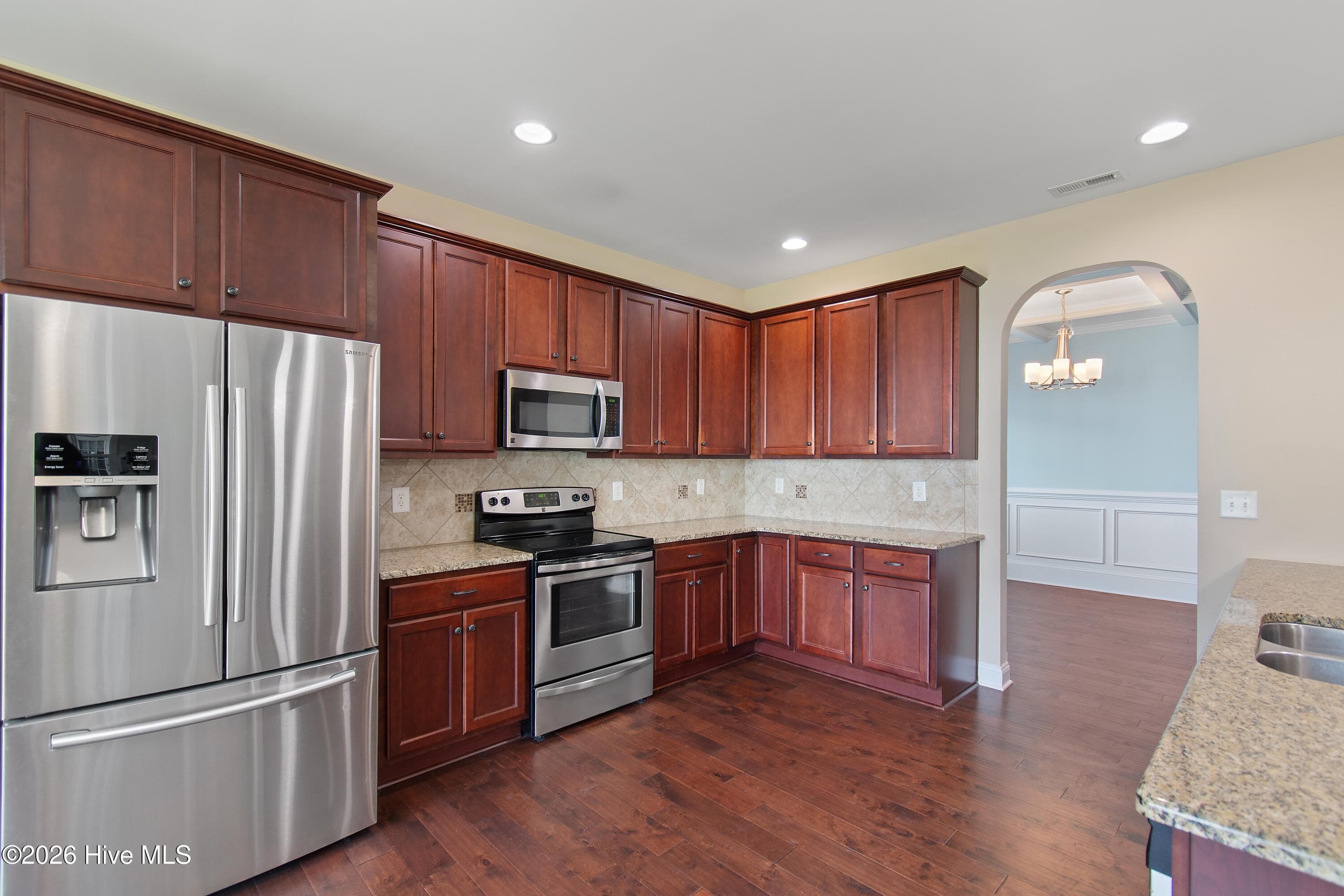 Beautiful wood cabinets. - 1674 Back Bay Drive SW, Shallotte, NC 28470