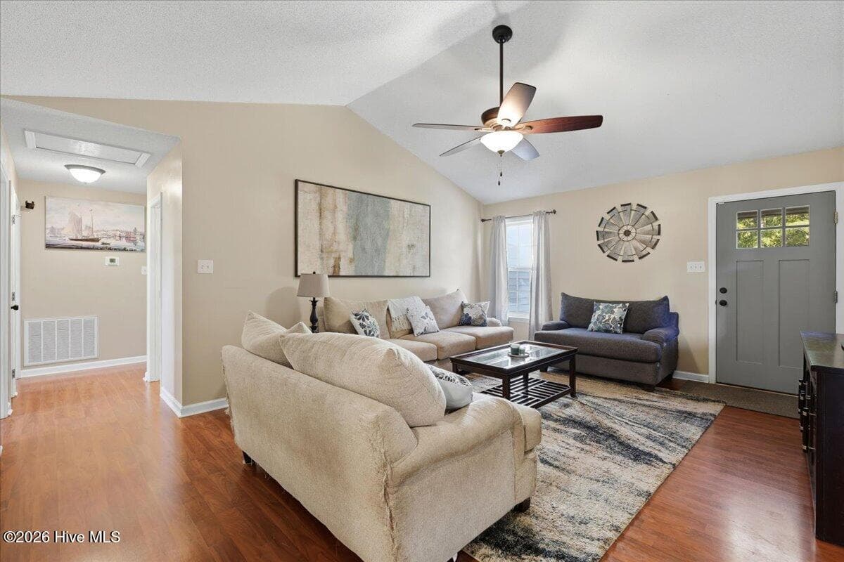 Living Room - 110 Hilltop Drive, Four Oaks, NC 27524