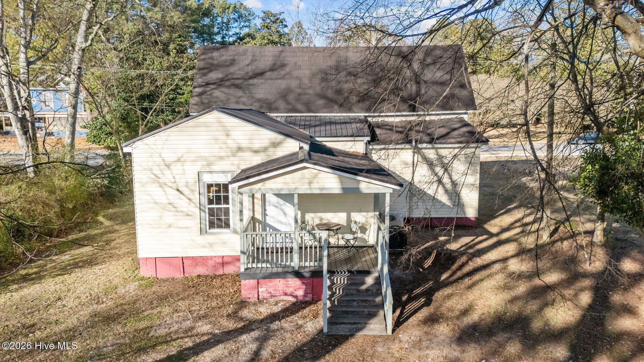 aerial view of back - 809 Church Street, Scotland Neck, NC 27874