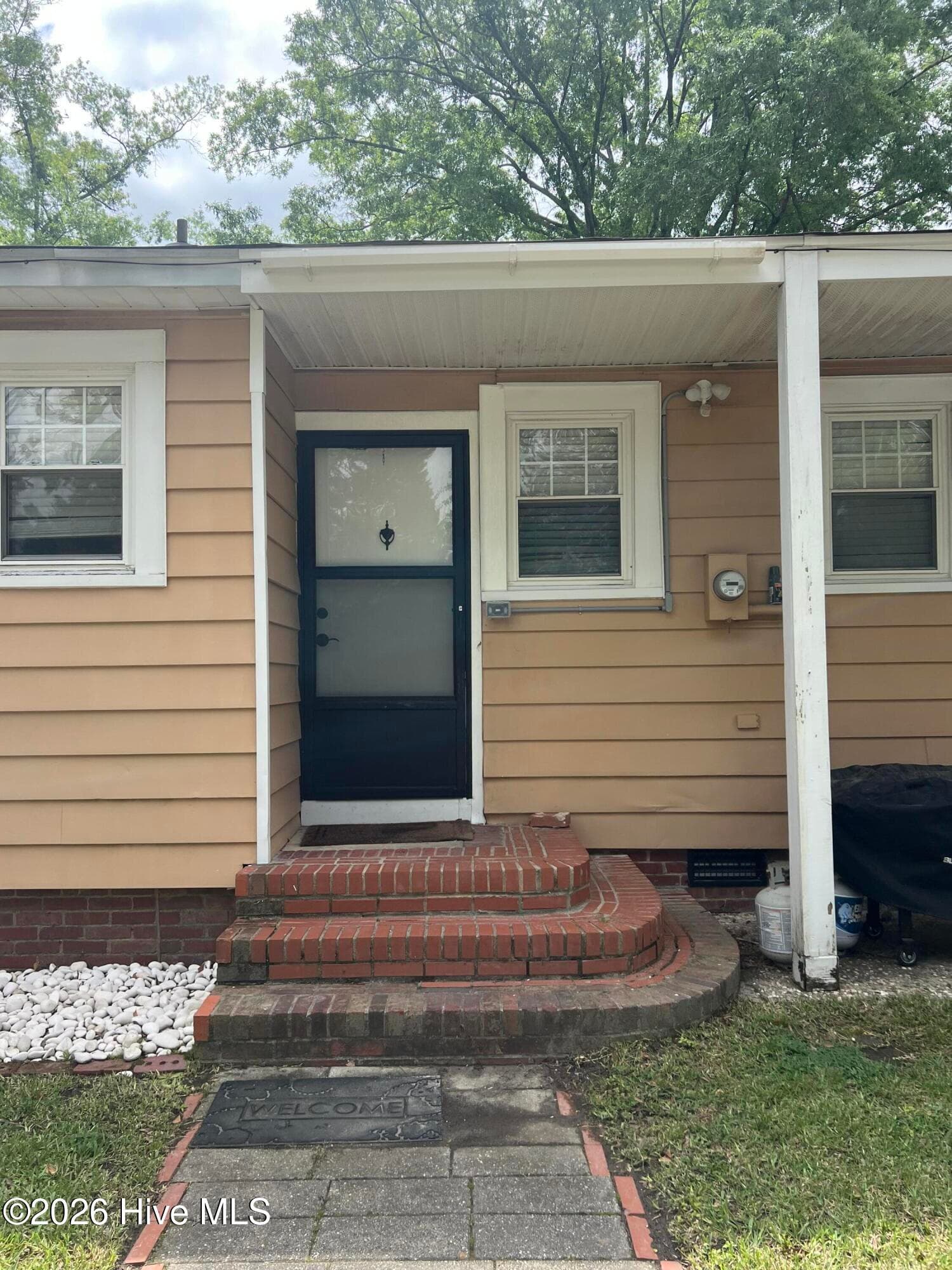 Back stoop covered - 310 S Howard Circle, Tarboro, NC 27886
