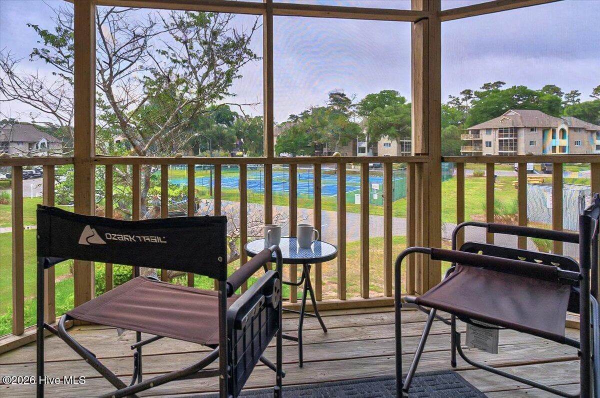 Private Screened Porch - 816 Colony Place SW # D, Sunset Beach, NC 28468