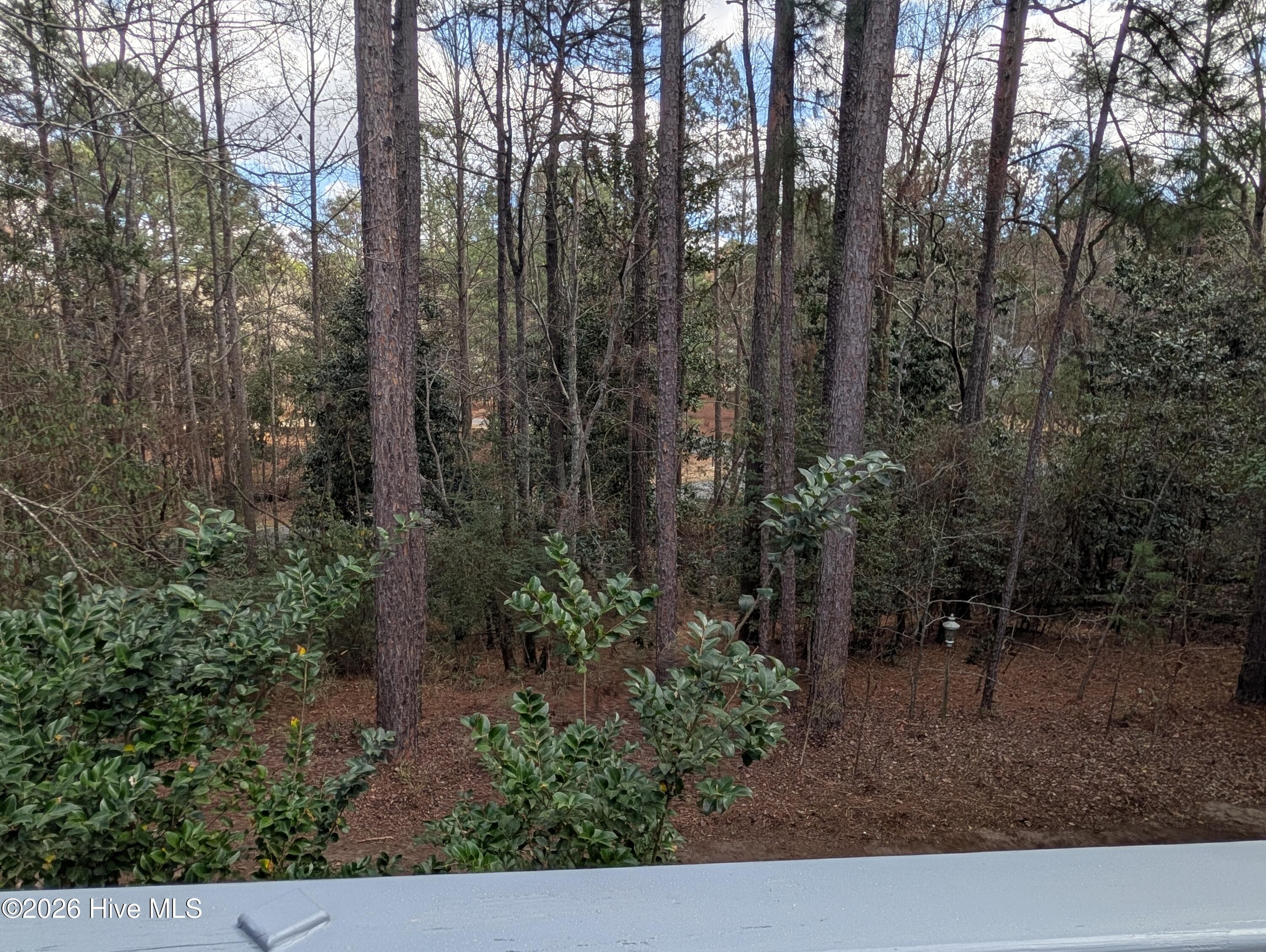 Lots of privacy from the deck. - 22 Lochmere Drive, Pinehurst, NC 28374