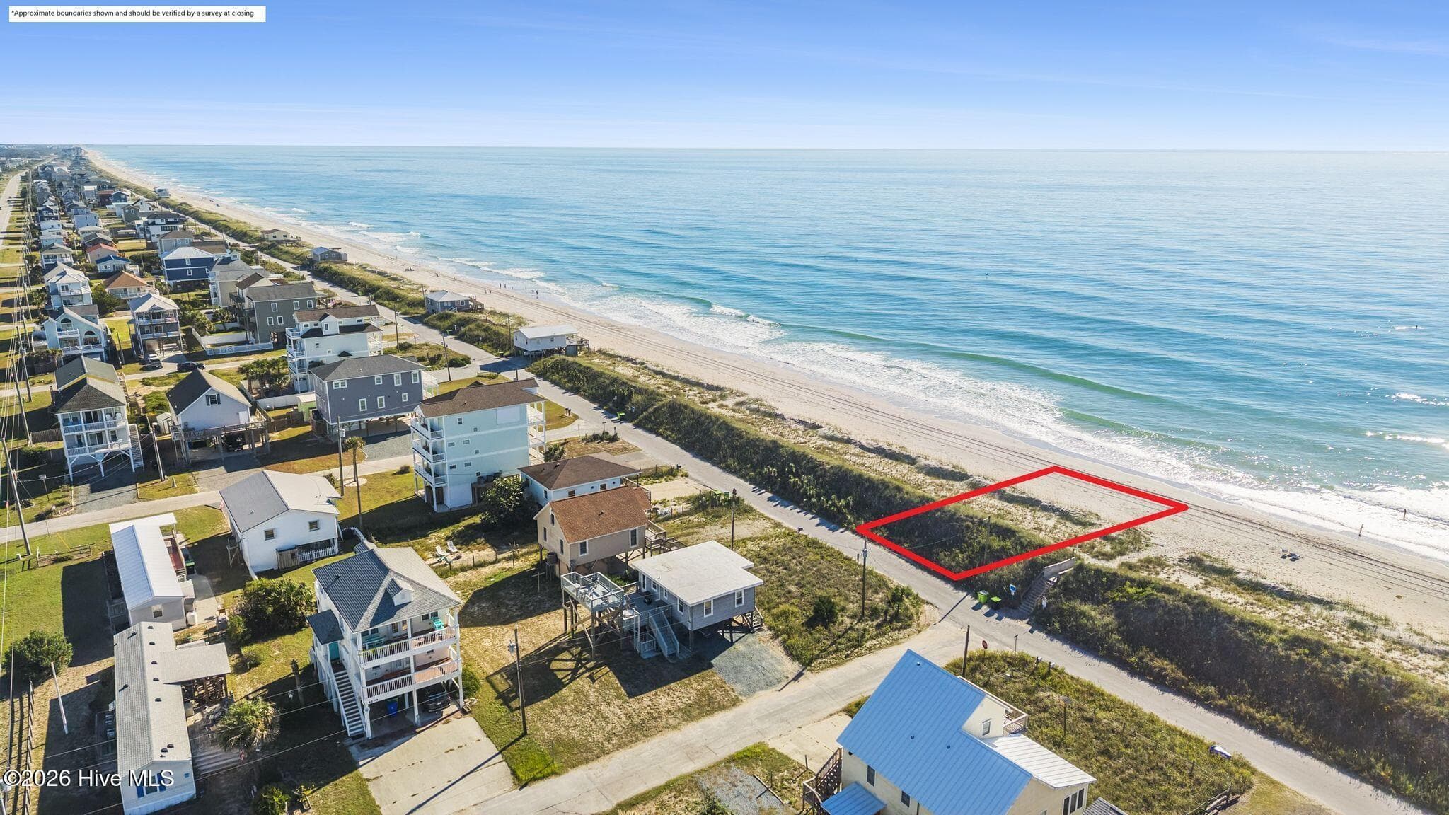 Lines shown are for illustration only and do not represent exact property boundaries. A survey should be obtained for verification. - 254 1 Topsail Road, North Topsail Beach, NC 28460