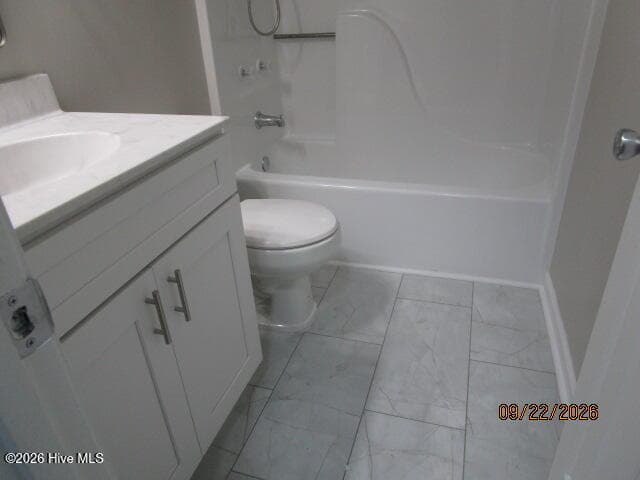 Hall bath floor - 4006 Amstel Court, Elizabeth City, NC 27909