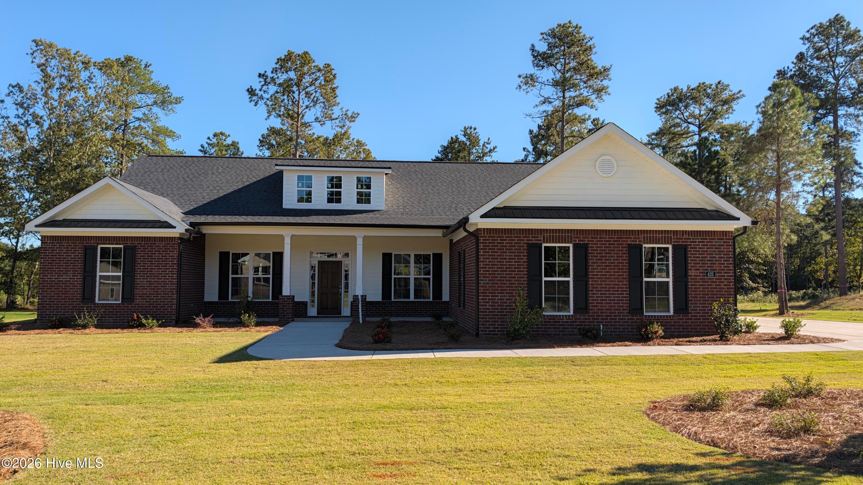 brick exterior - 425 Longshadow Drive, Aiken, SC 29803