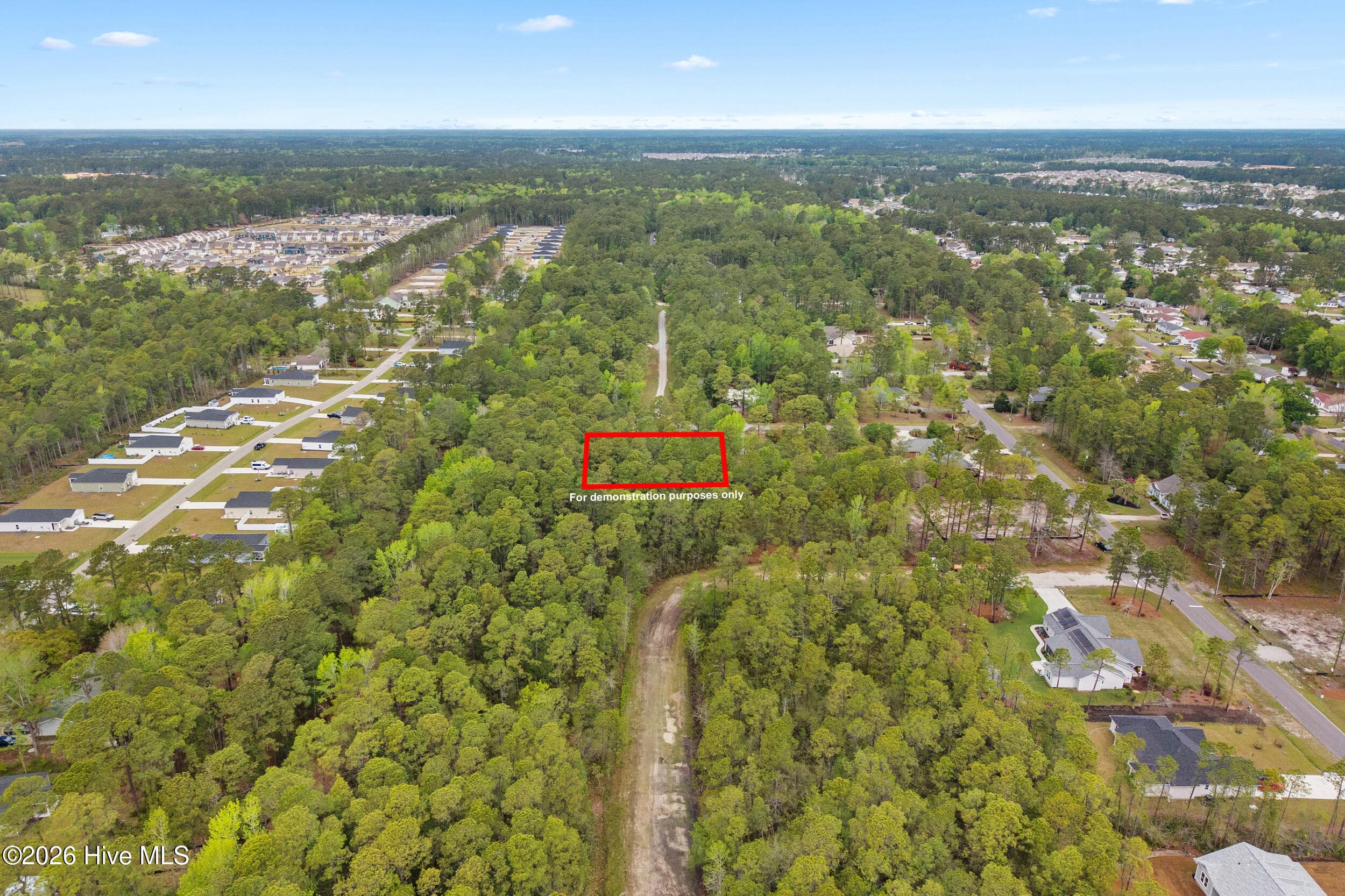 Boundary lines shown in red are for illustrative purposes only and should not be considered exact. - 3 3 Deer Run Road SW, Carolina Shores, NC 28467
