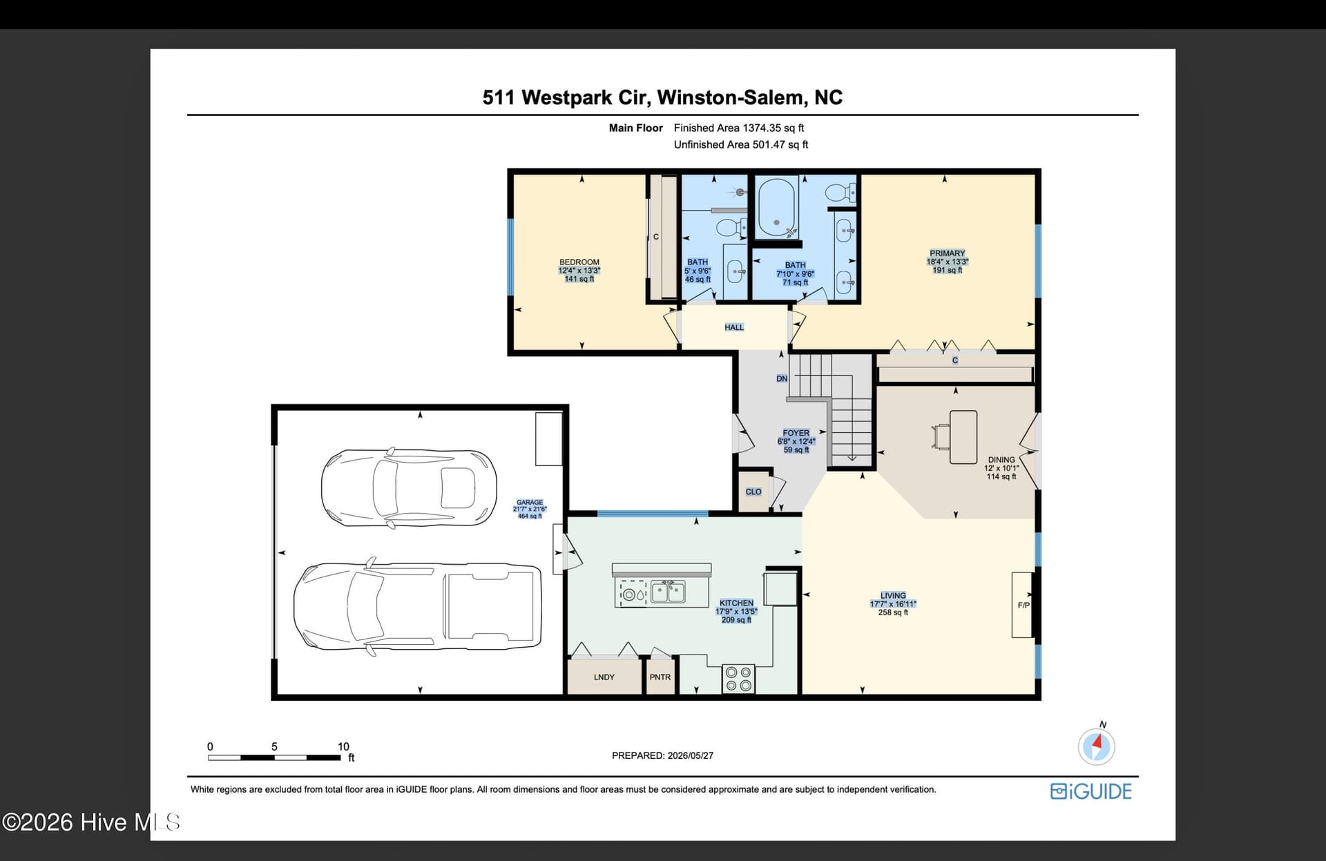 Townhouse at 511 Westpark Circle, Winston-Salem, NC 27103, photo 7 of 7