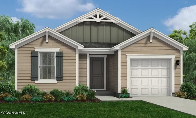 Elevation B shown; not actual exterior colors - 7123 Woodline Drive SW, Sunset Beach, NC 28468