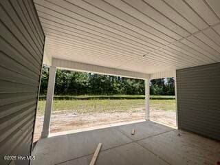 Covered back patio - 318 Eastwood Drive, Wallace, NC 28466