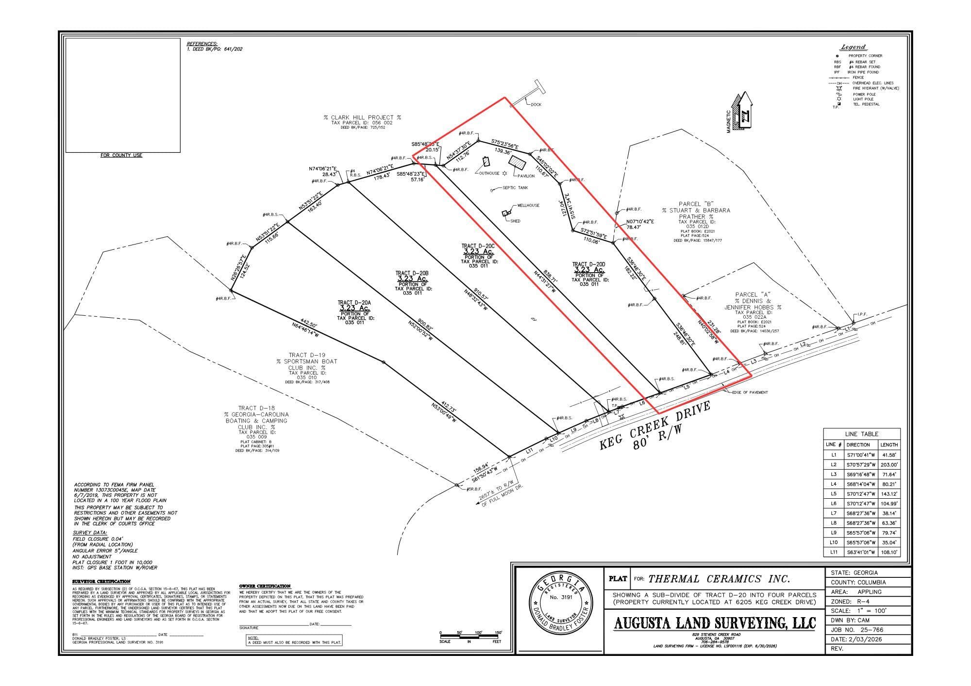 Residential Lot at 6205 Keg Creek Drive, Appling, GA 30802, photo 2 of 20