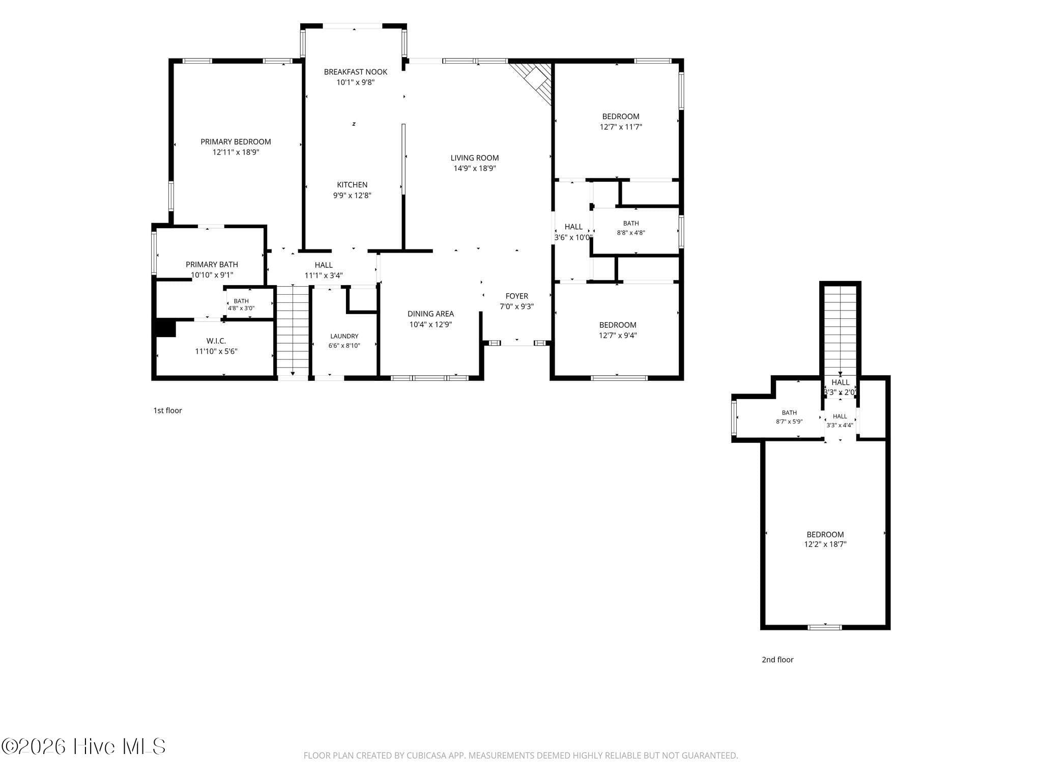 Floor plan with upstairs minus garage - 294 Natures Lane, Aiken, SC 29803