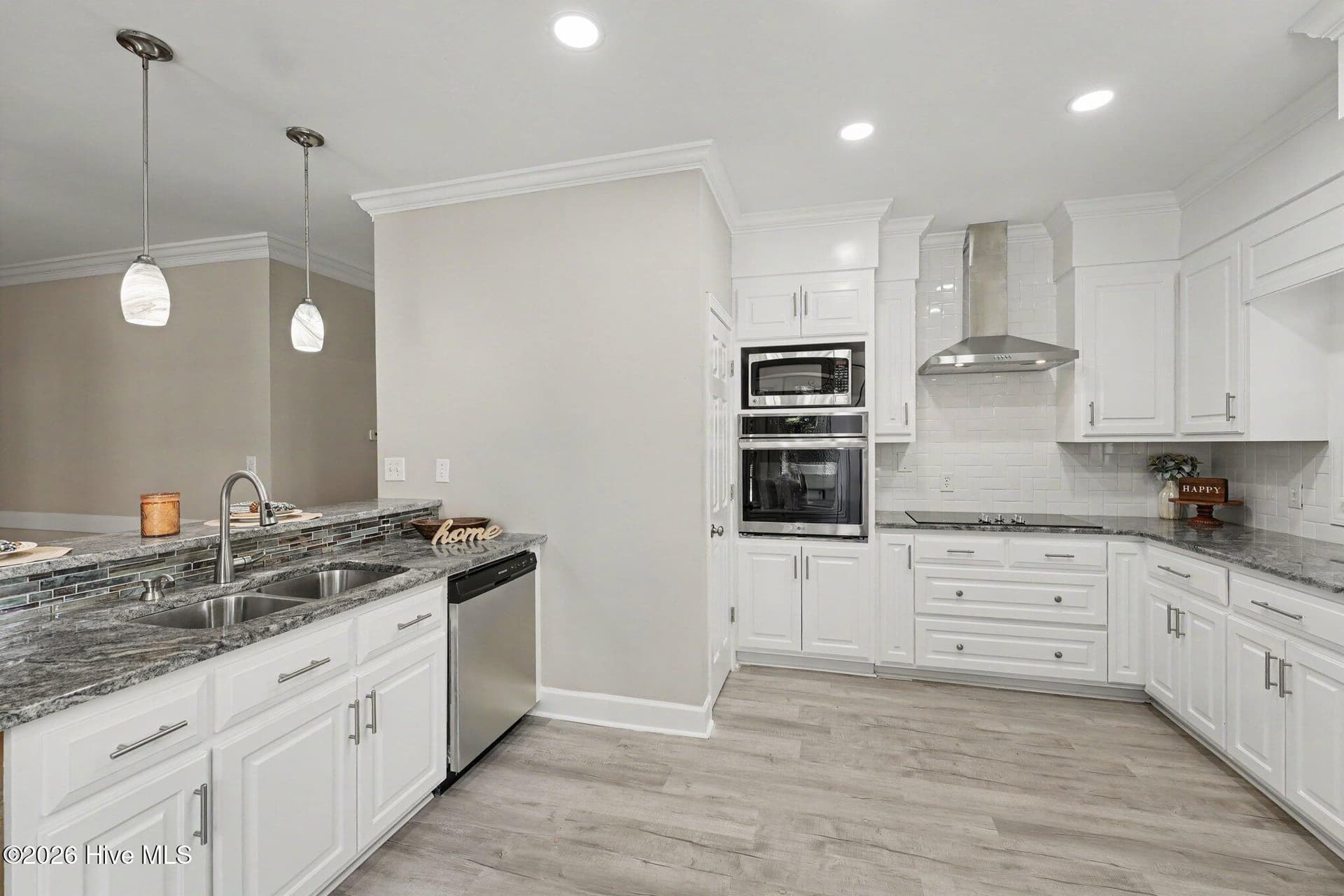 Spacious kitchen with built in oven & microwave with separate cooktop. - 2112 Burnside Drive NW, Wilson, NC 27896