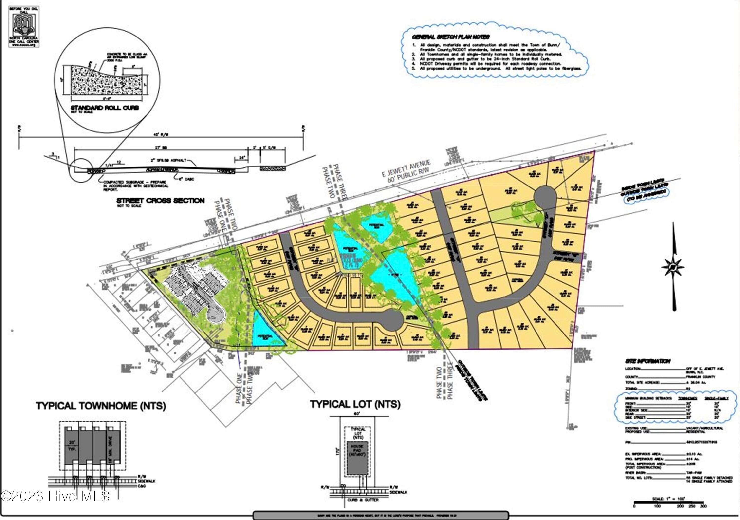 0 1-72 E Jewett Avenue, Bunn, NC 27508