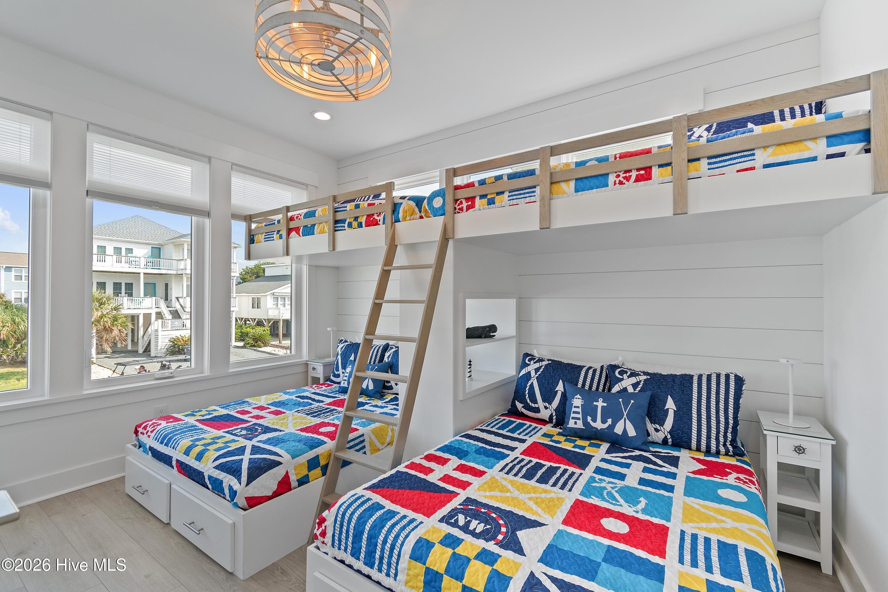 298 E First St. Bedroom 2 First Floor Bunk Room - 298 E First Street, Ocean Isle Beach, NC 28469