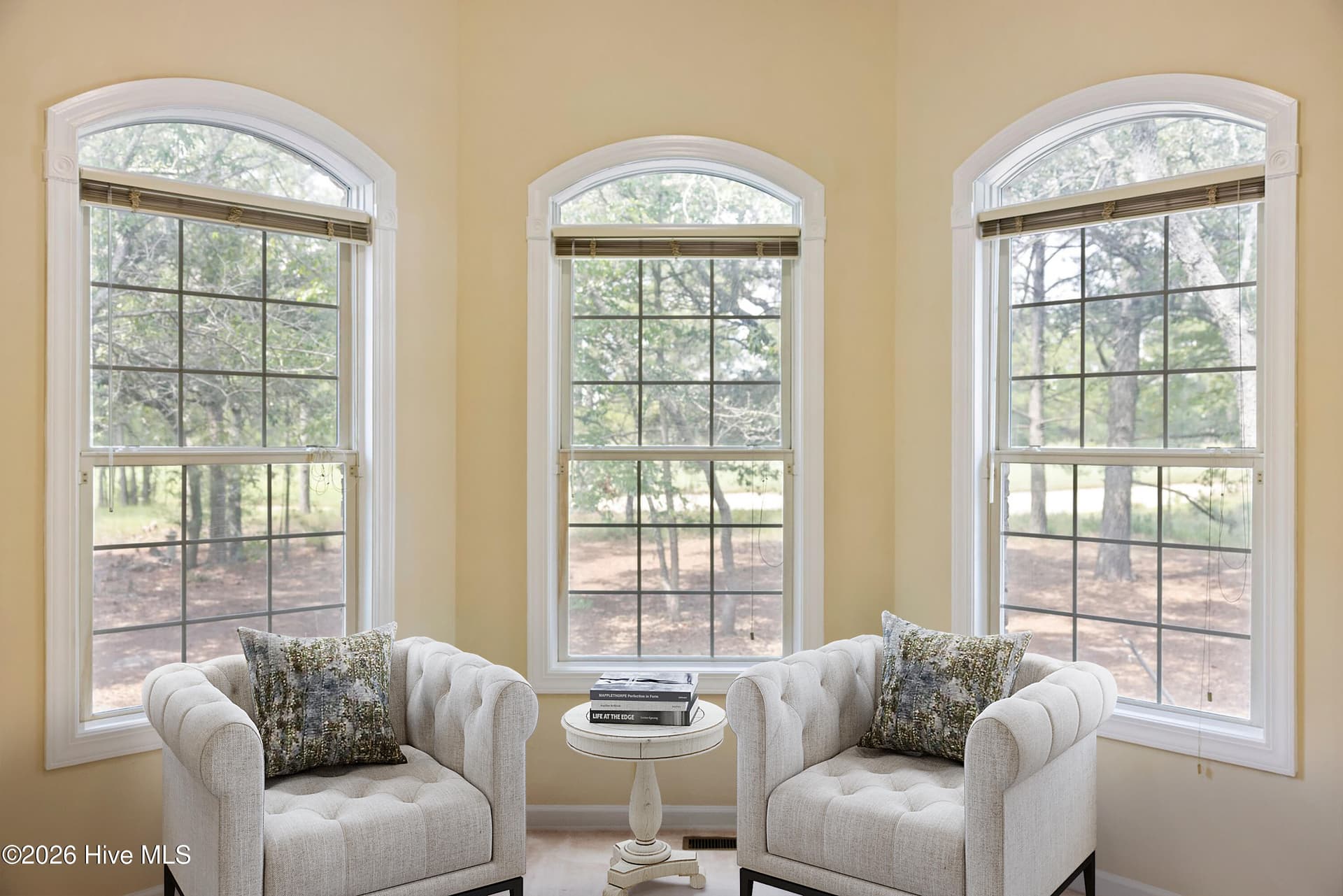 Primary Bedroom Sitting Area virtual staging - 1834 Quail Point SE, Bolivia, NC 28422