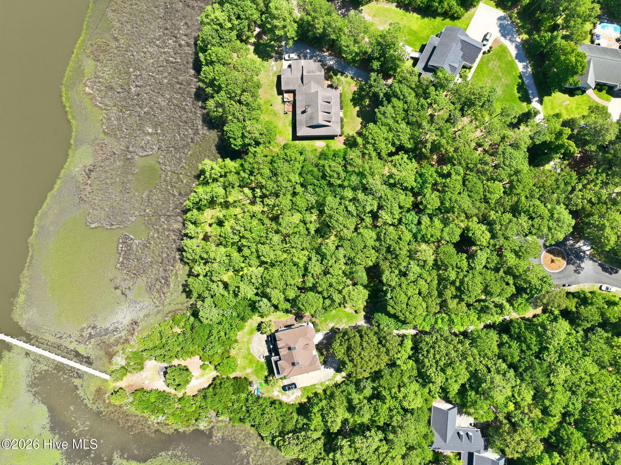 Aerial - 123 White Swan Way, Swansboro, NC 28584