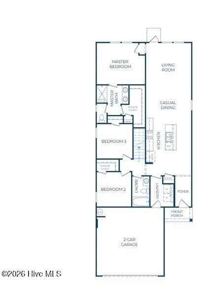 Haven Floorplan - 3140 Weather Side Drive SE 209, Southport, NC 28461