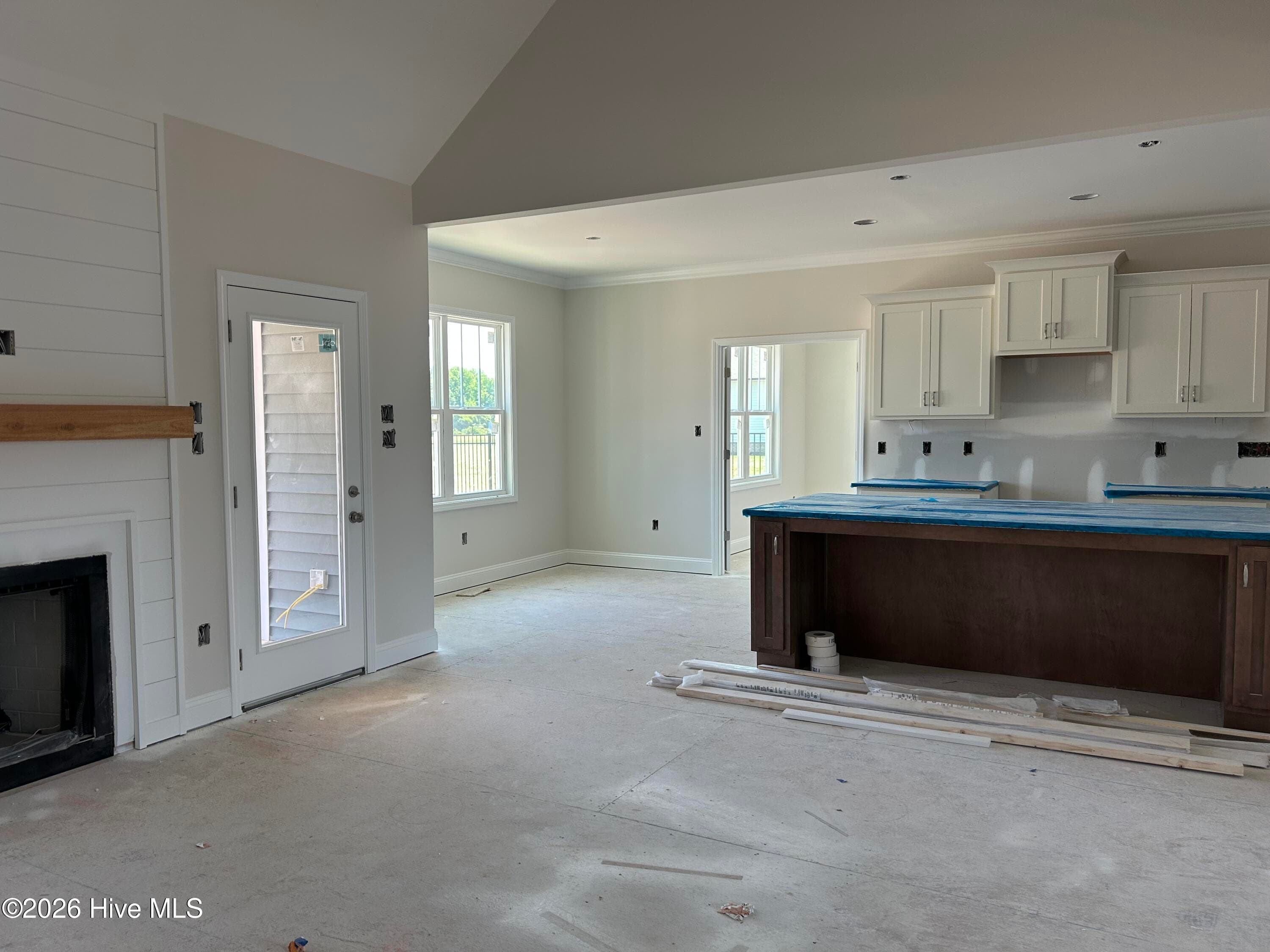 Family Room looking into Kitchen - 168 Prency Lane, Middlesex, NC 27557