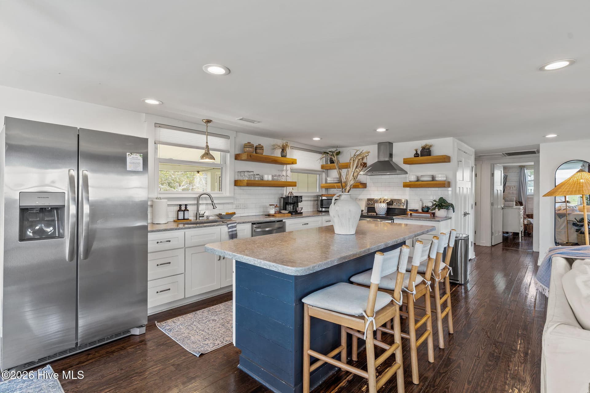 Bungalow 1 kitchen - 636 & 644 S Third Avenue, Kure Beach, NC 28449