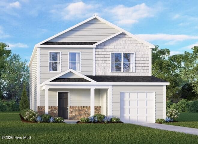 Olivia B rendering - 3822 Dianne Drive NW, Wilson, NC 27896