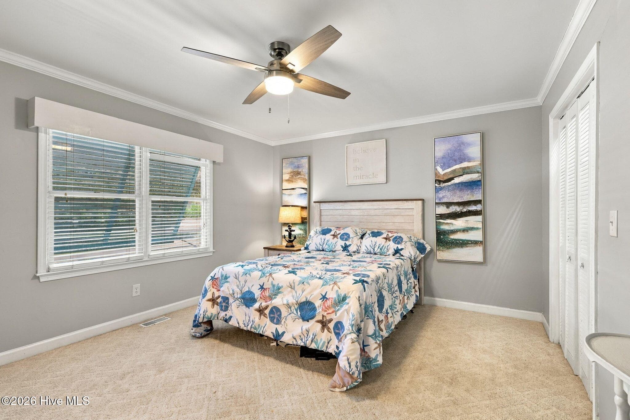 Primary Bedroom - 182 Fox Drive, Cape Carteret, NC 28584
