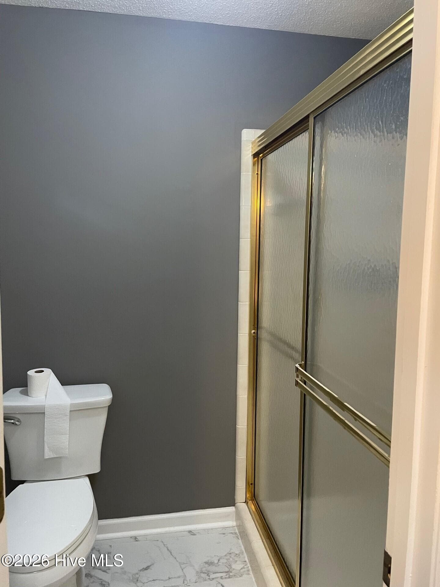 Shower and commode with door for privacy. - 4164 Quail Springs Circle, Augusta, GA 30907