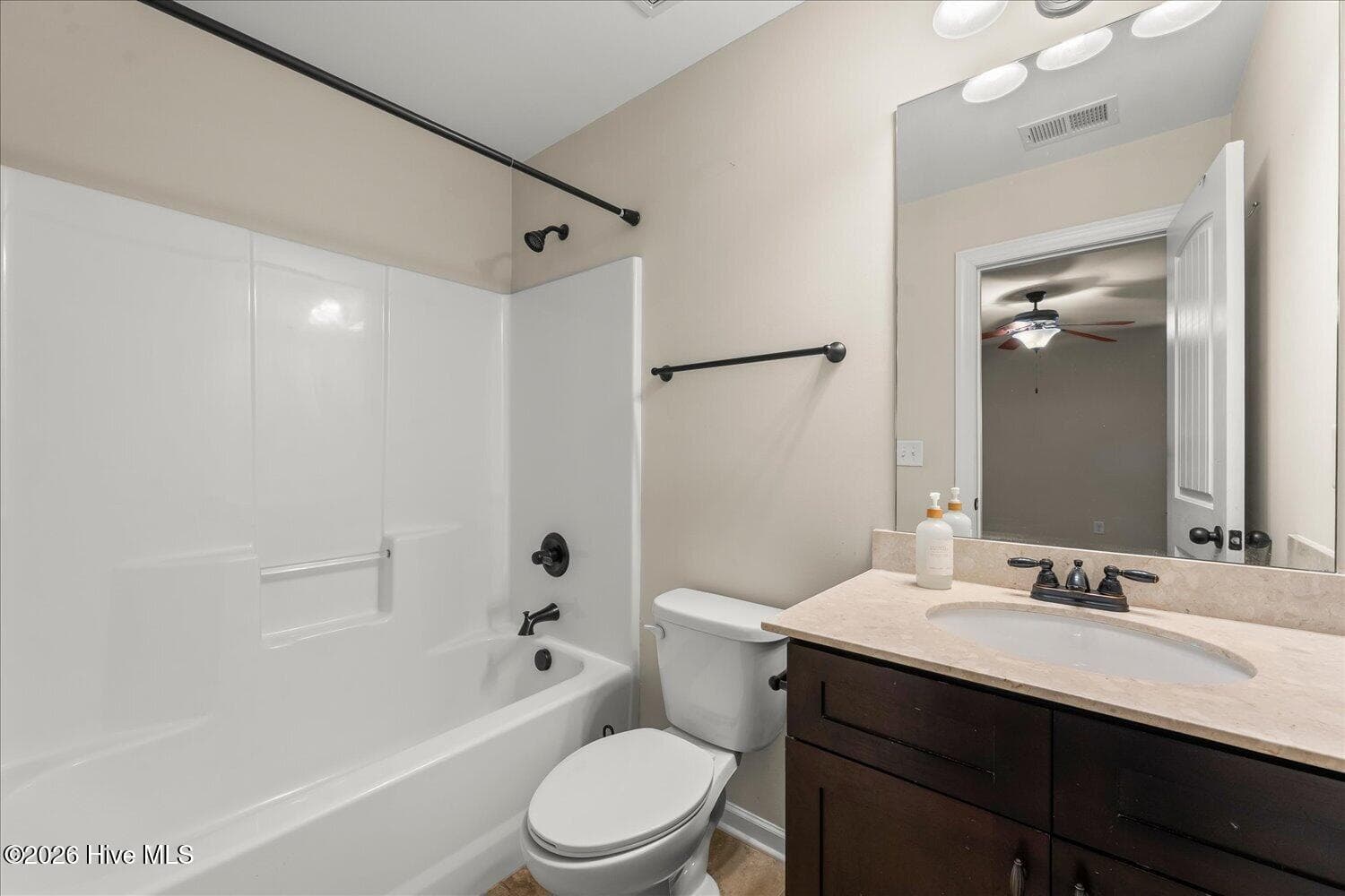 Bathroom connected to bedroom 3 - 8663 Crenshaw Drive, Grovetown, GA 30813