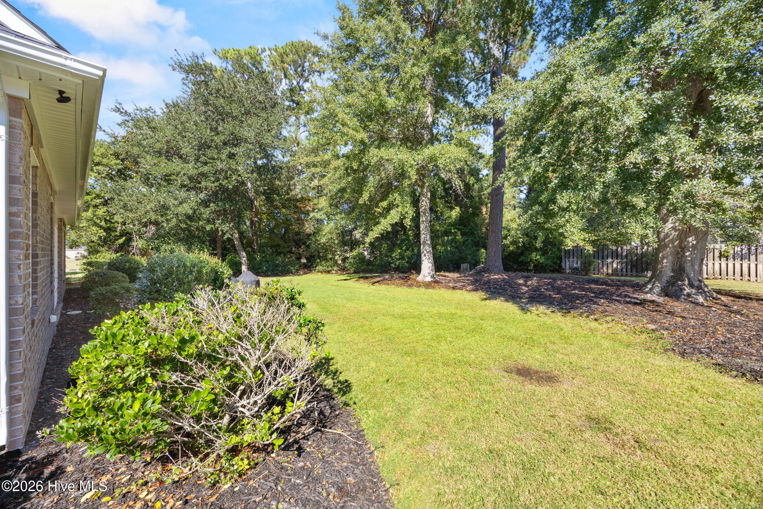 Backyard - 323 Crown Pointe Drive, Hampstead, NC 28443