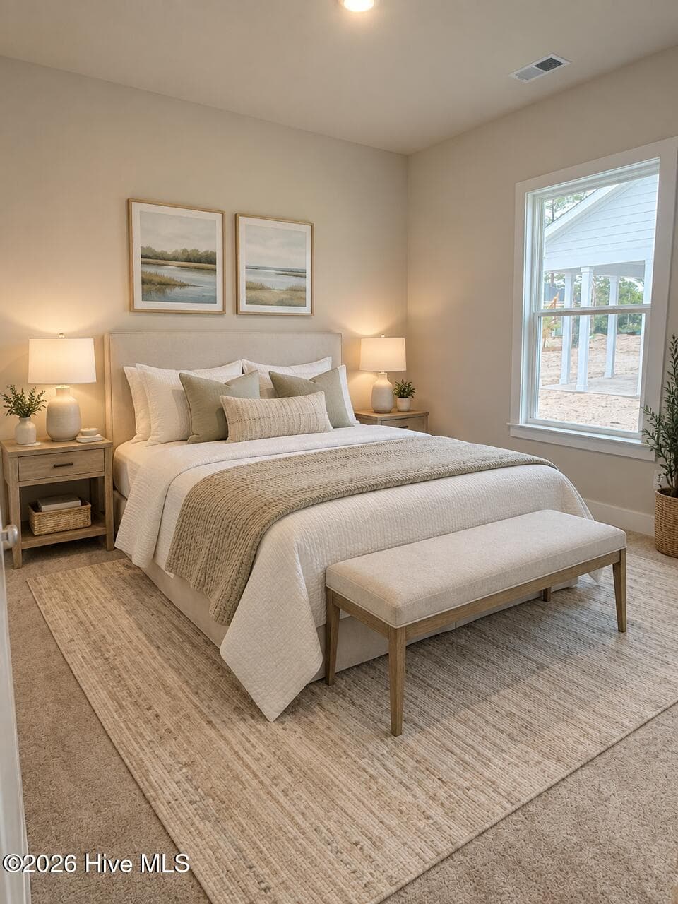 Photo is of this home, staged virtually for illustrative purposes only. - 2012 Oakton Drive 12, Southport, NC 28461