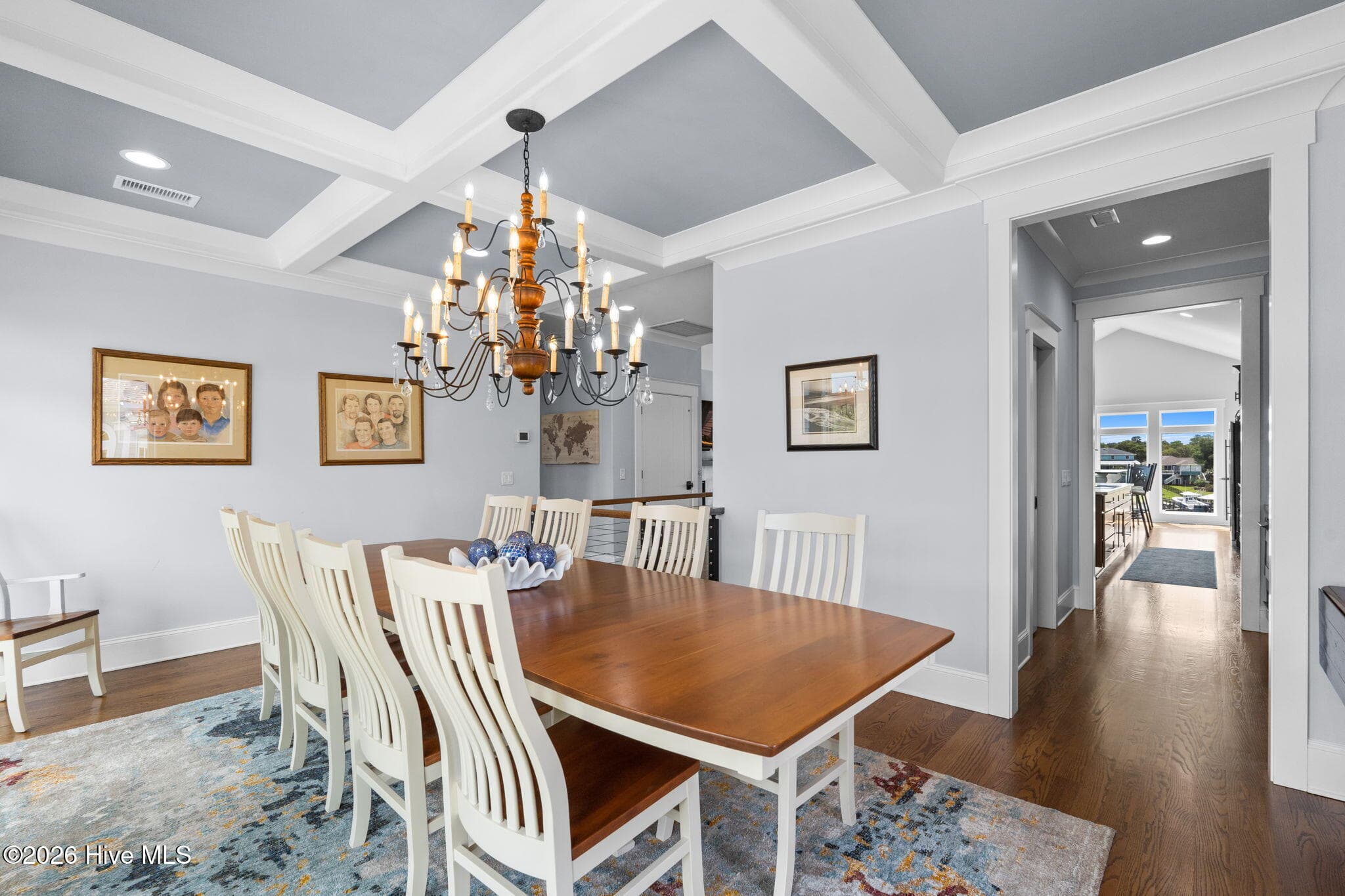 When family are here or you want to have a dinner party, this area can easily seat 10-12 people - 2775 Long Bay Drive SE, Southport, NC 28461