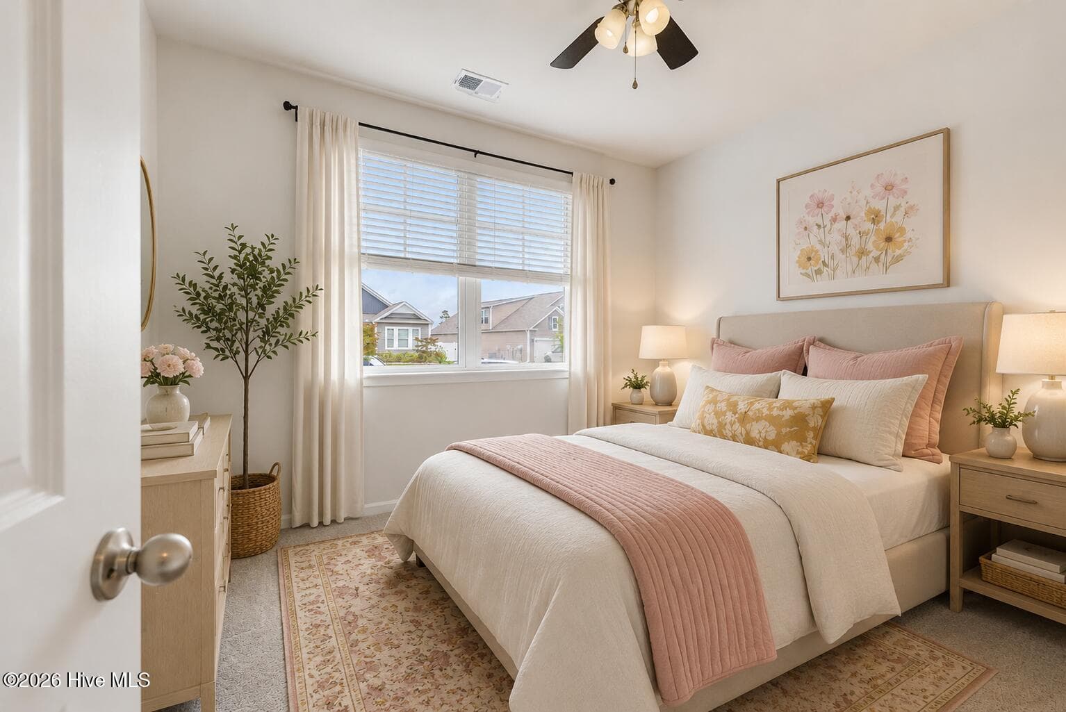 Virtually staged front bedroom - 1038 Burled Oak Ridge Loop SE, Bolivia, NC 28422