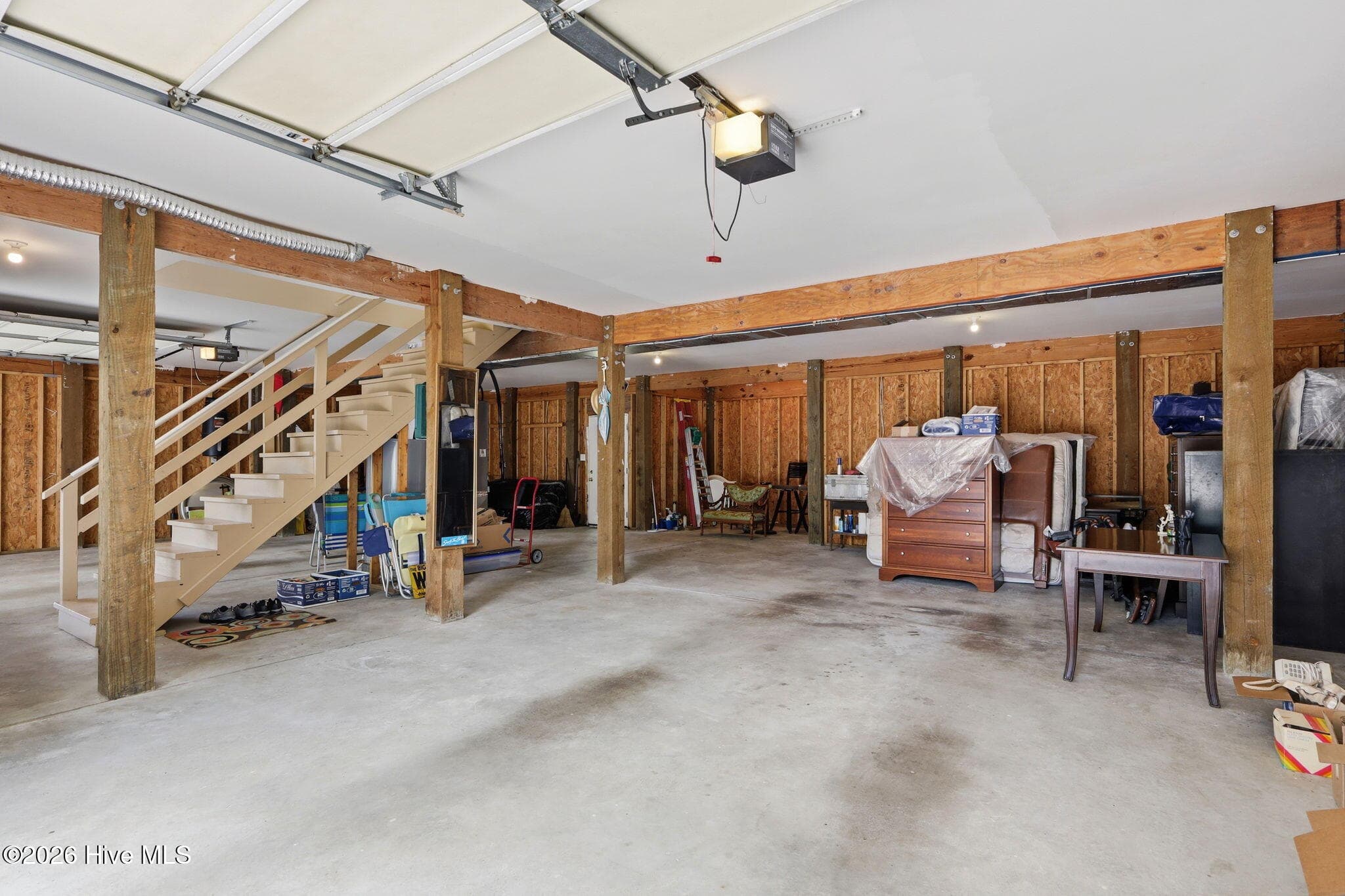 Garage (stairwell leads to kitchen) - 104 Talford Drive, Atlantic Beach, NC 28512