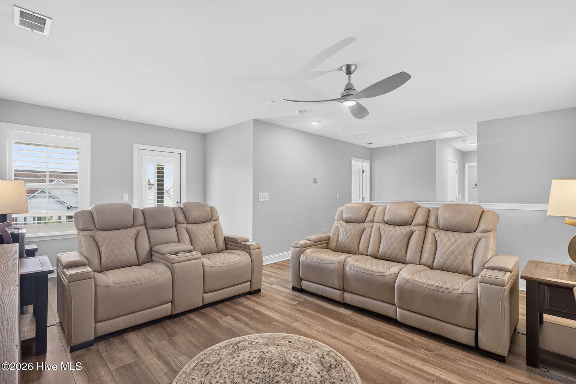 With ample room for multiple seating areas, the upstairs loft adds valuable flexibility to this four-bedroom Calabash home. - 139 Eagle Claw Drive, Calabash, NC 28467