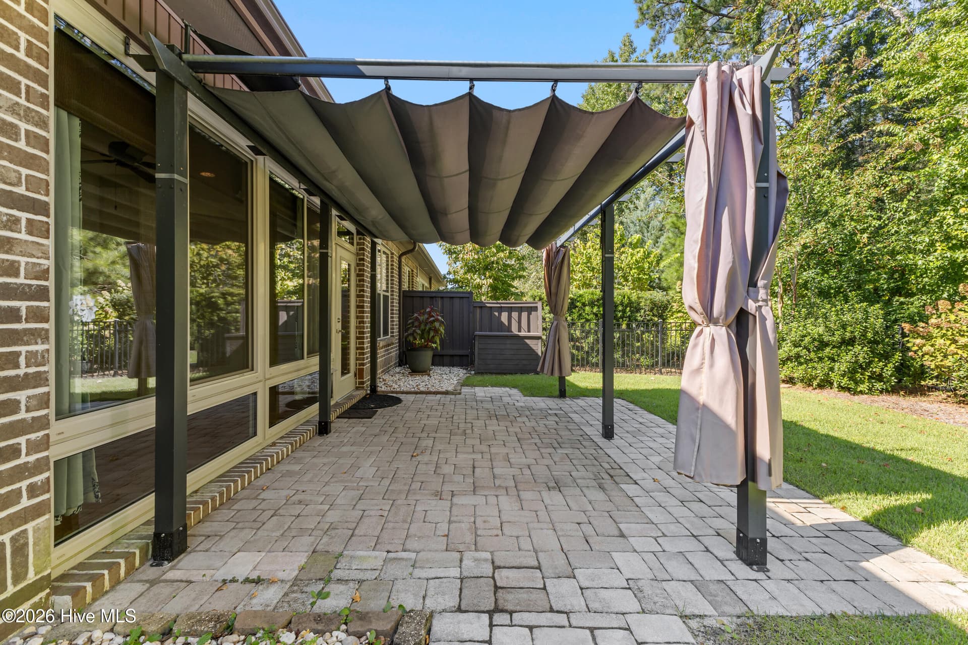 patio with pergola - 615 Jenoa Drive, Castle Hayne, NC 28429