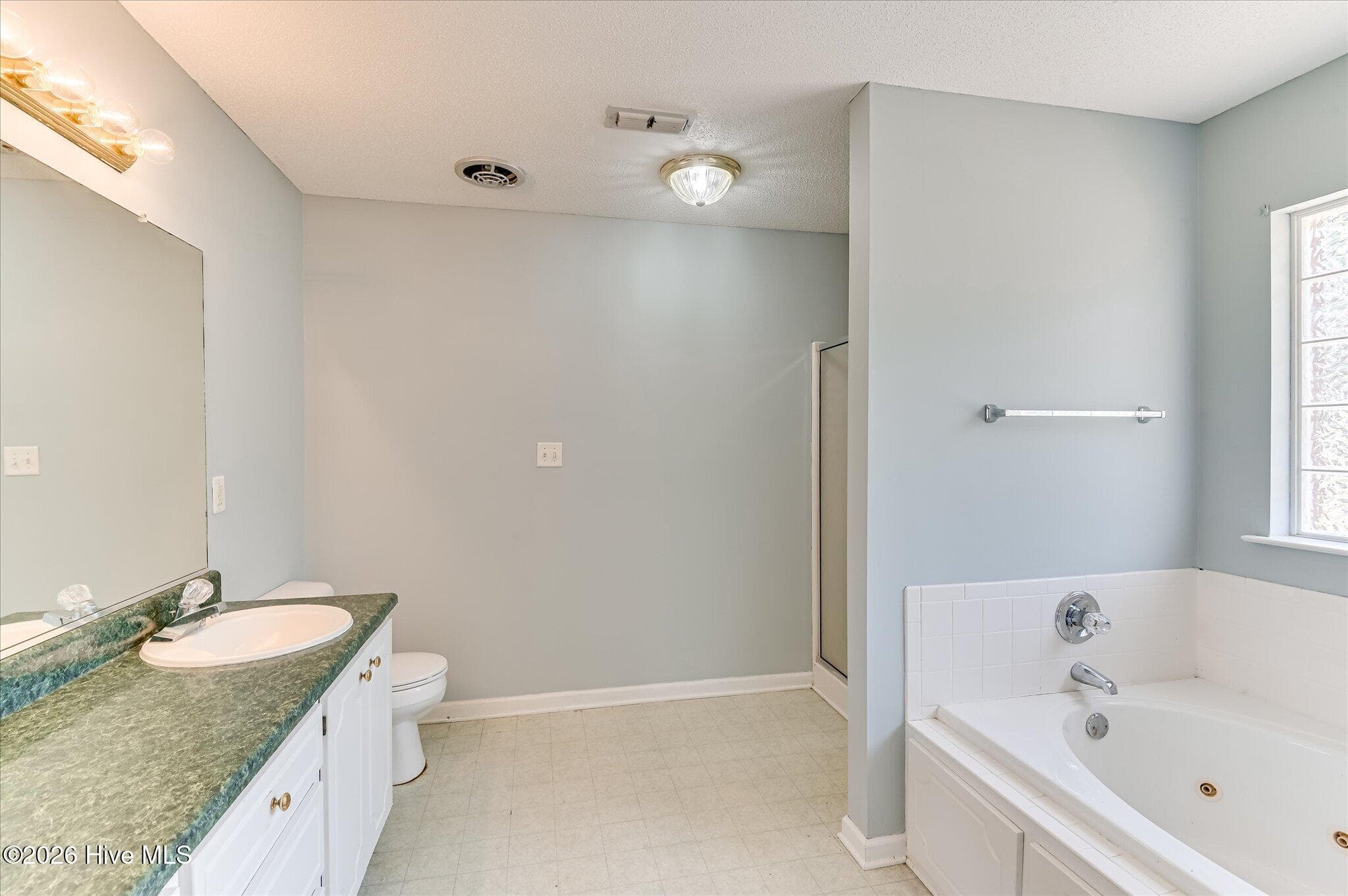 Owner's bath with tub and separate shower - 2720 Spirit Creek Road, Hephzibah, GA 30815