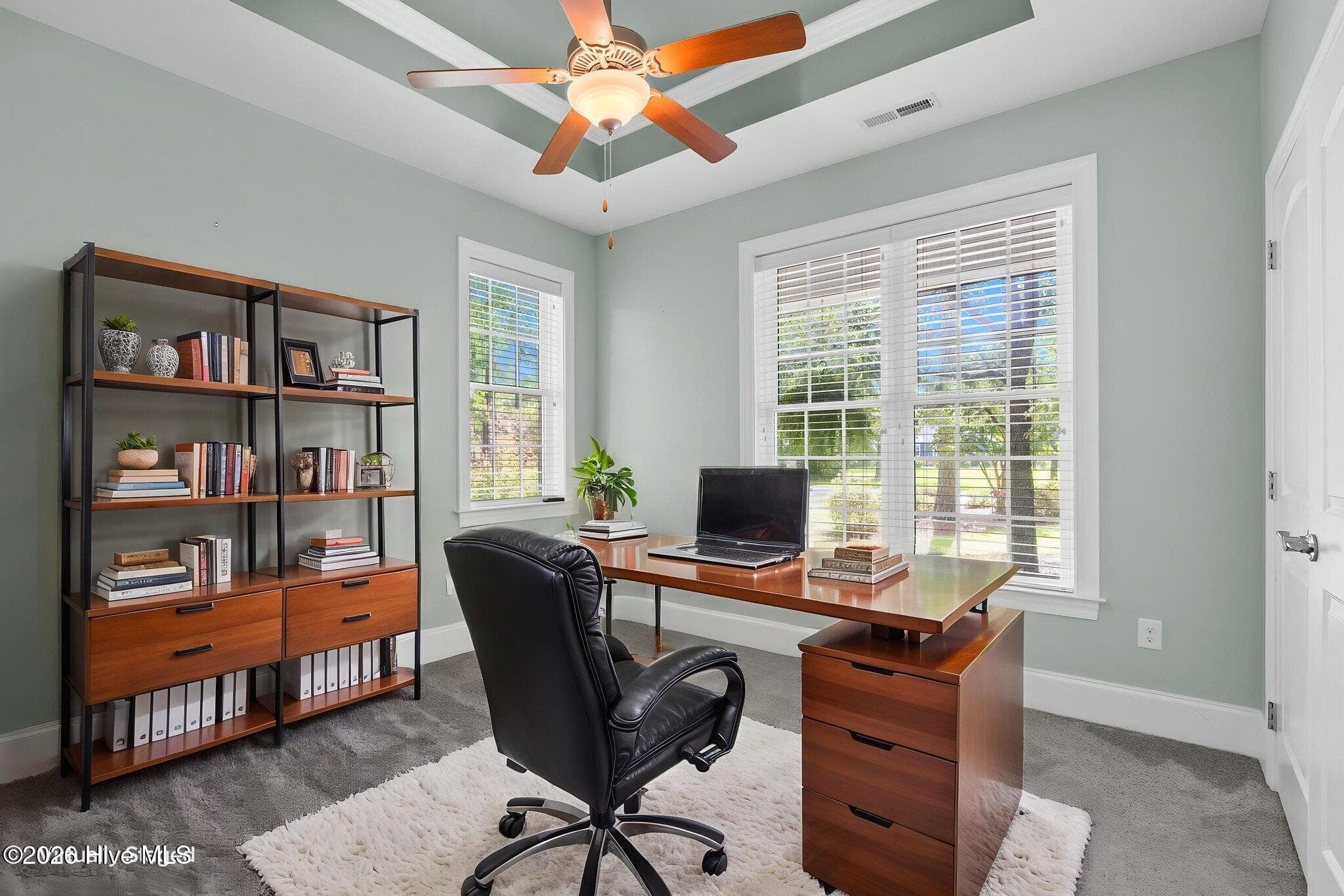 Bedroom 2 with AI Generated Furniture - 461 Springwood Drive SE, Bolivia, NC 28422
