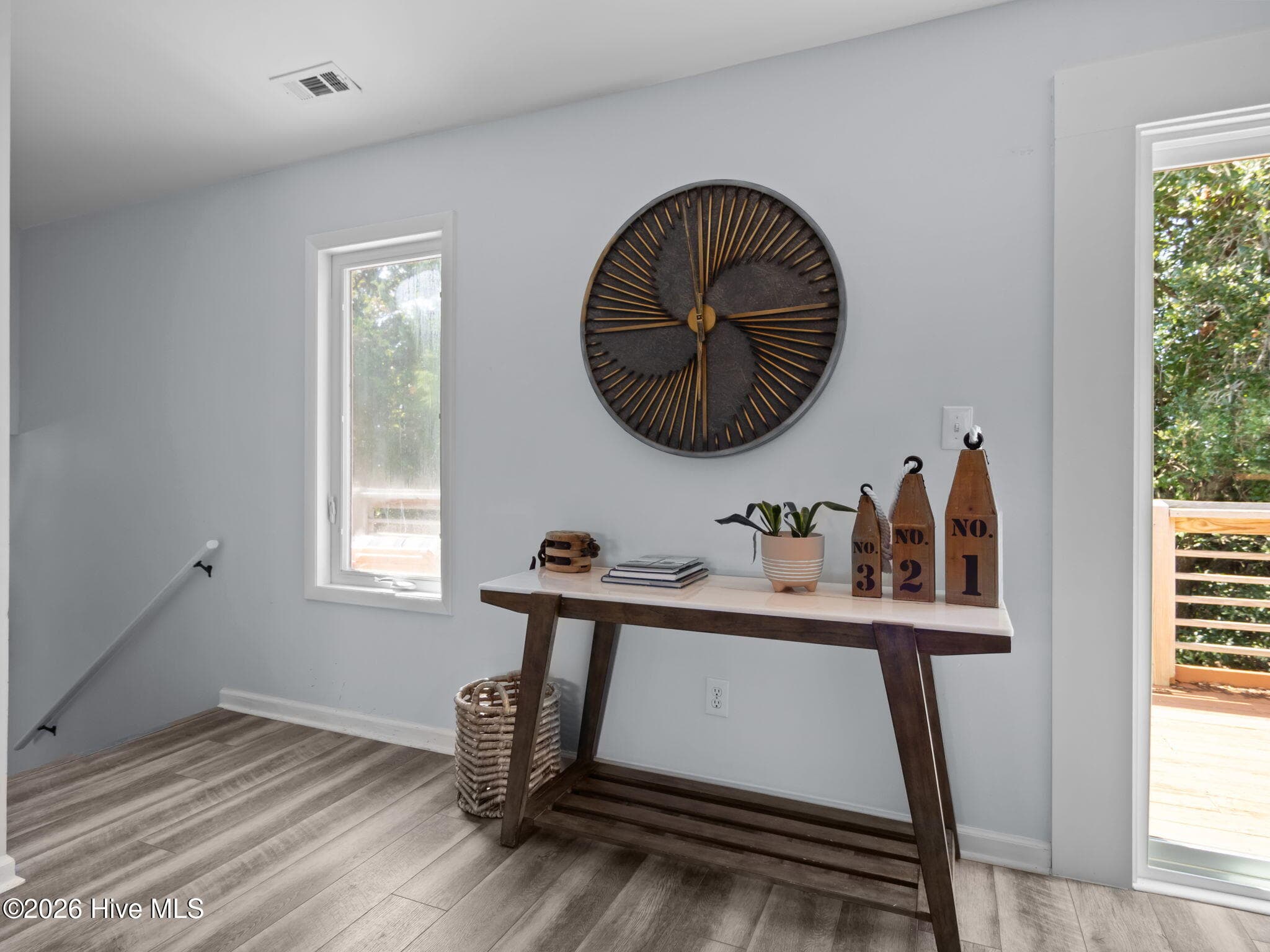 Stairway w/Natural Light to BR Level - 5415 Cedar Tree Lane, Emerald Isle, NC 28594