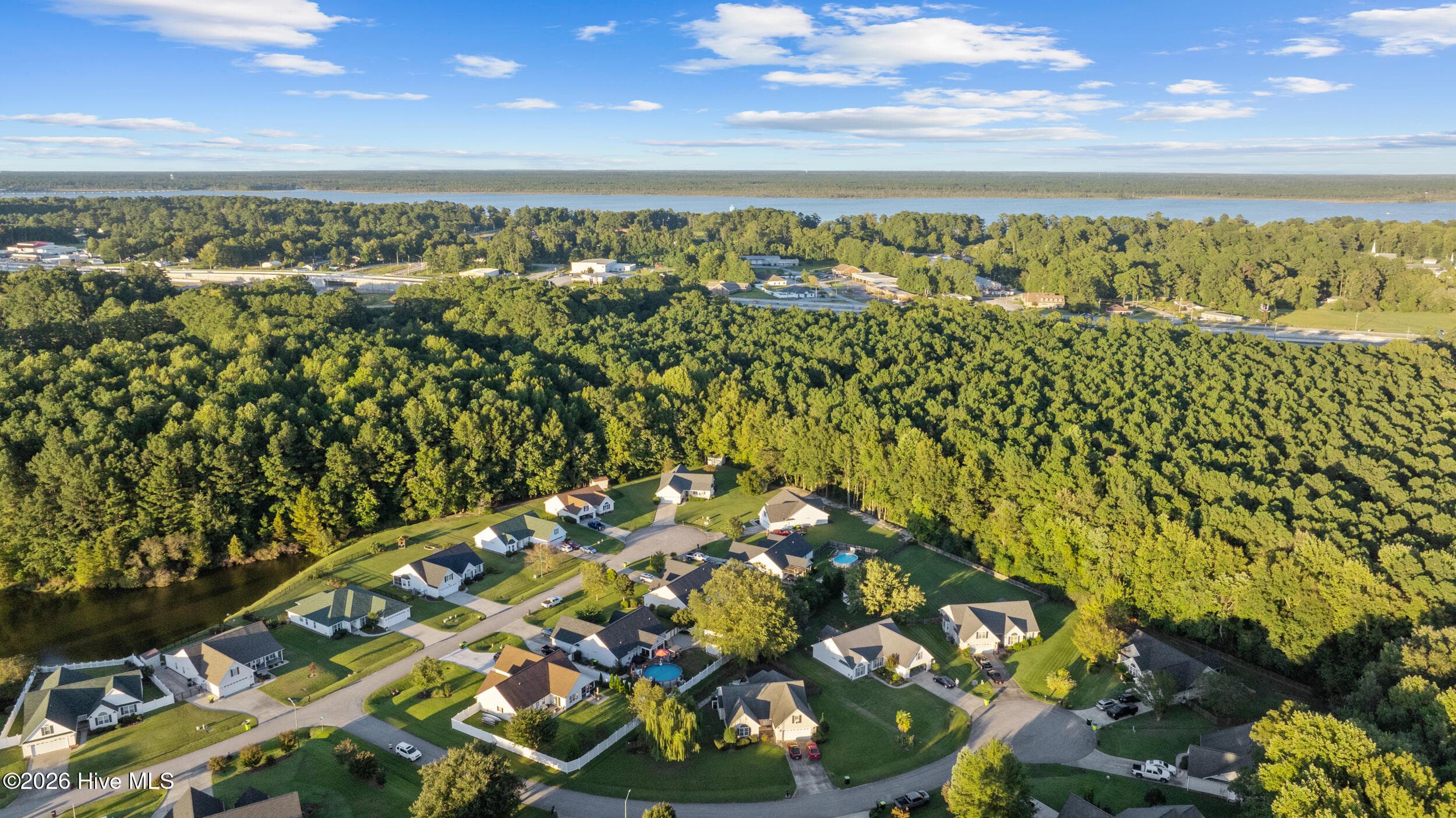 Aerial View - 117 Clearbrook Way, New Bern, NC 28562